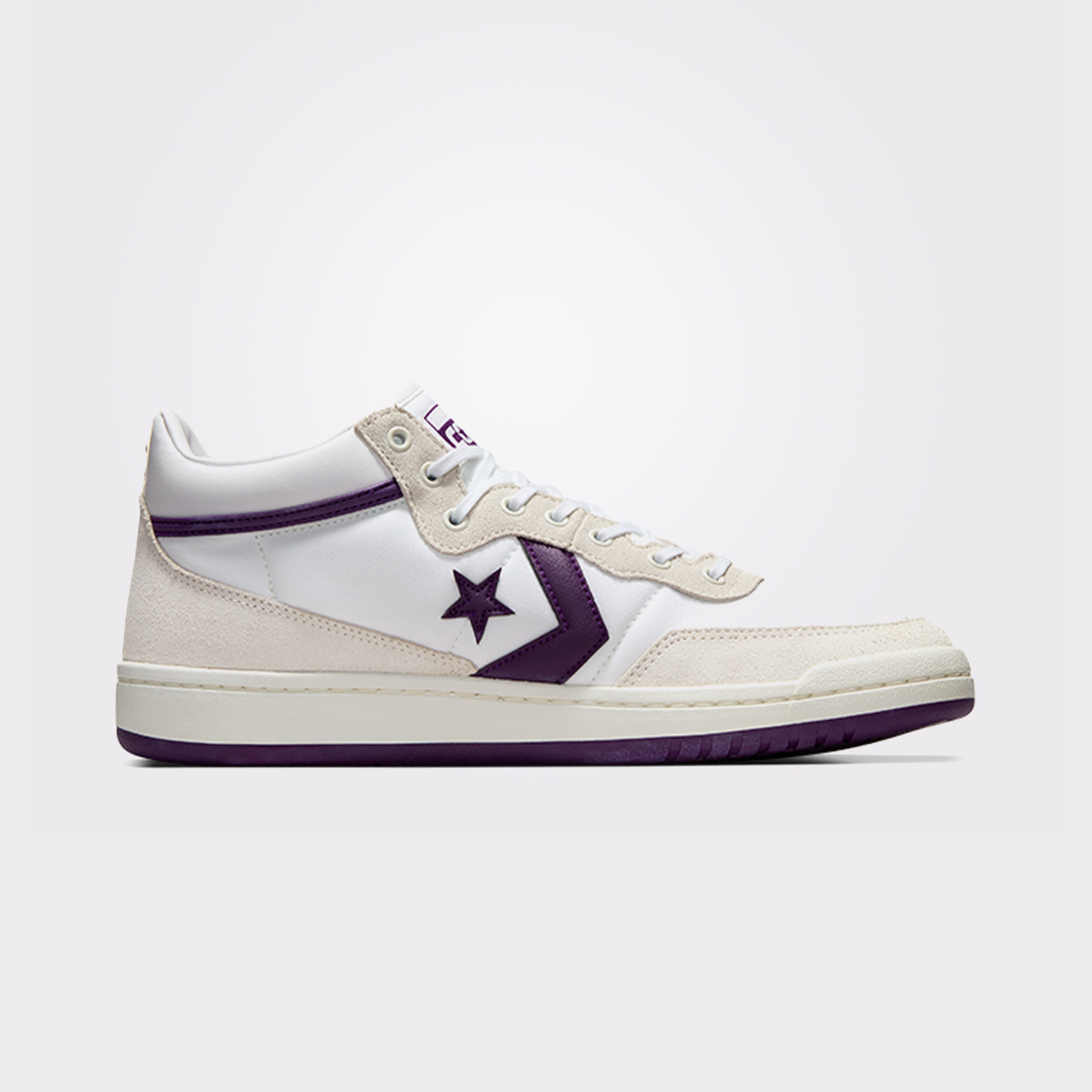 Converse Cons Fastbreak Pro Suede Nylon Erkek Beyaz Sneaker