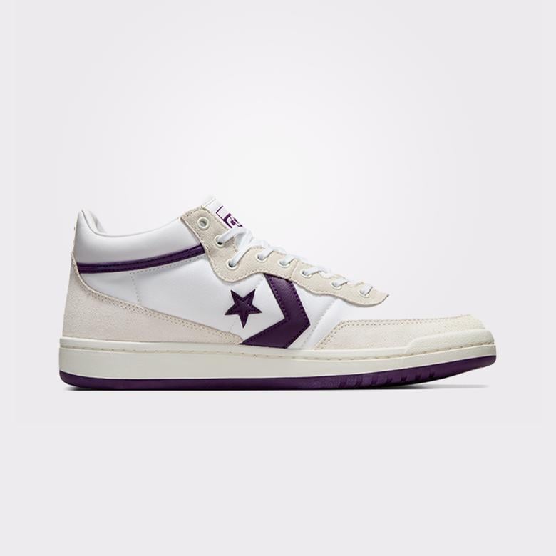 Converse Cons Fastbreak Pro Suede Nylon Erkek Beyaz Sneaker