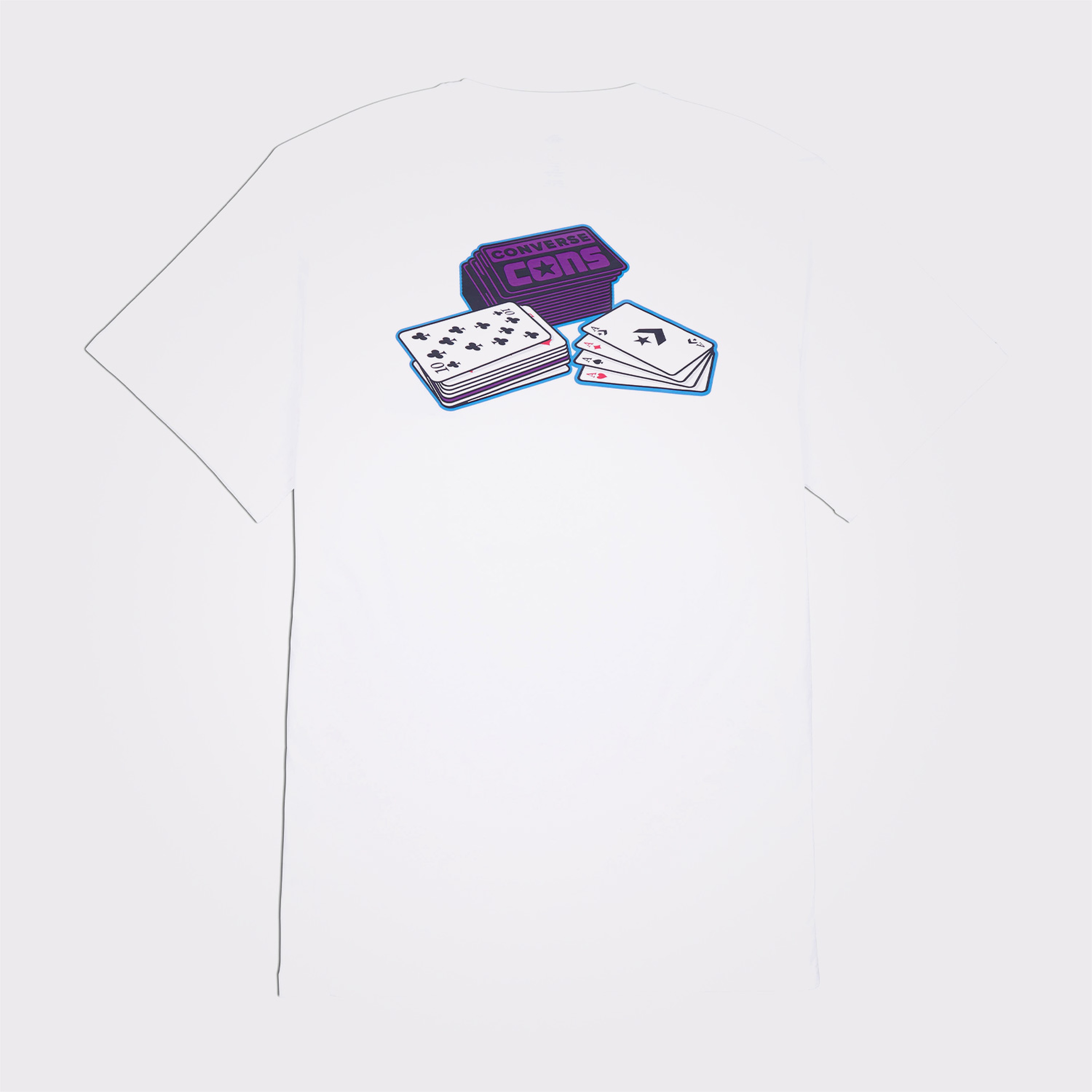 Converse Cons Card Skate Erkek Beyaz T-Shirt