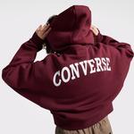 Converse Retro Full-Zip Kadın Bordo Eşofman Üstü