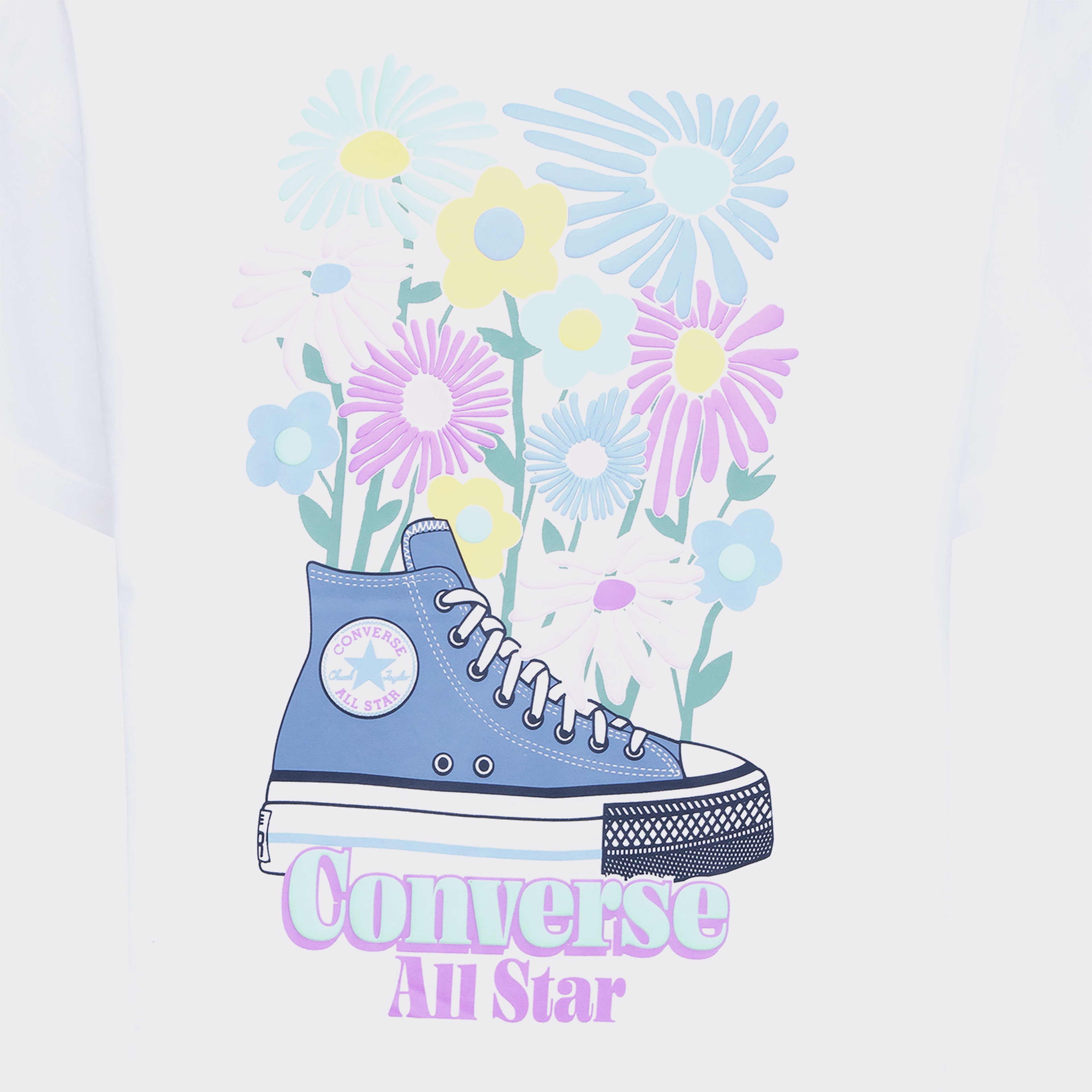 Converse Cnvg Boyfriend Graphic Çocuk Beyaz T-Shirt
