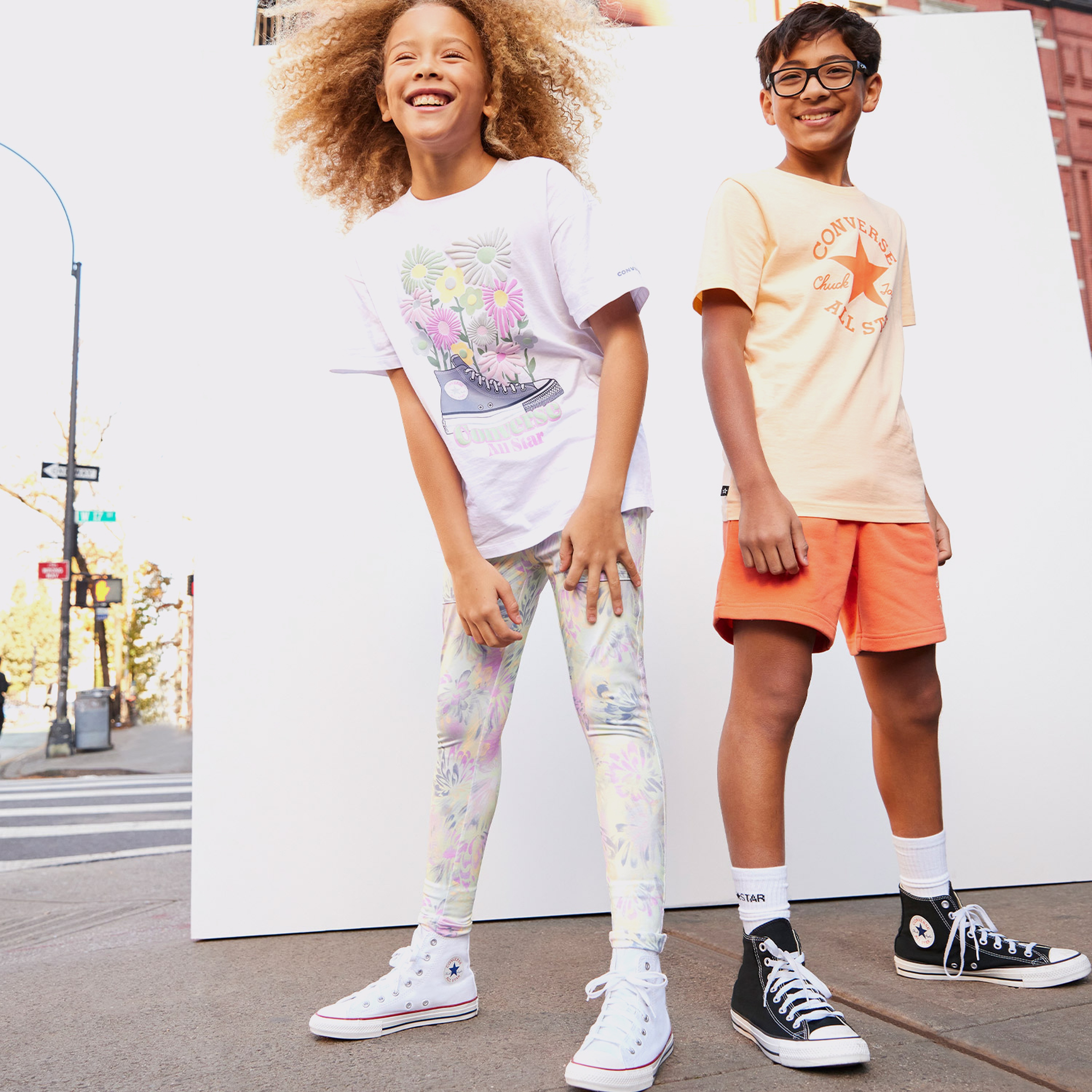 Converse Cnvg Boyfriend Graphic Çocuk Beyaz T-Shirt