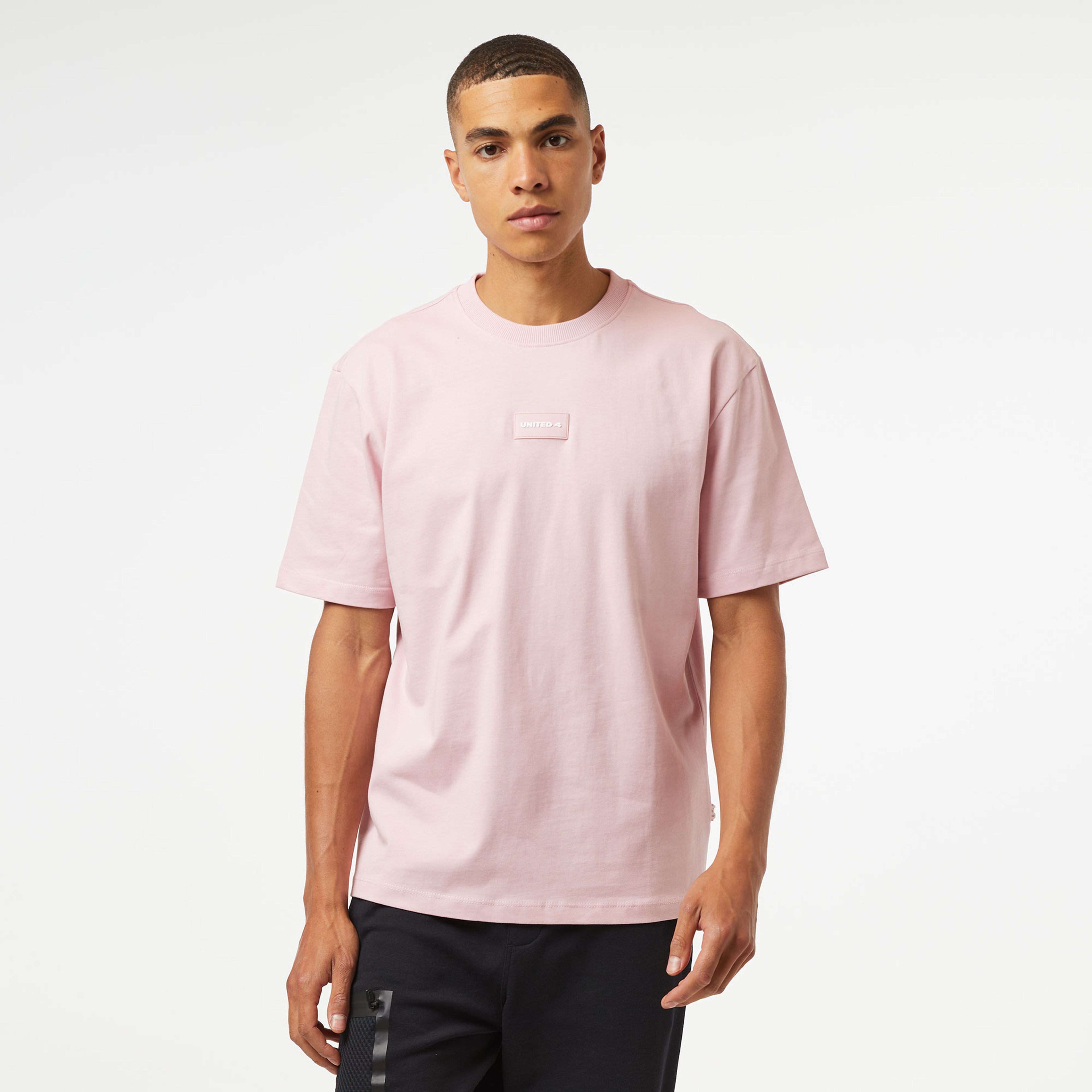 UNITED41.0 Essentials Erkek Pembe T-Shirt