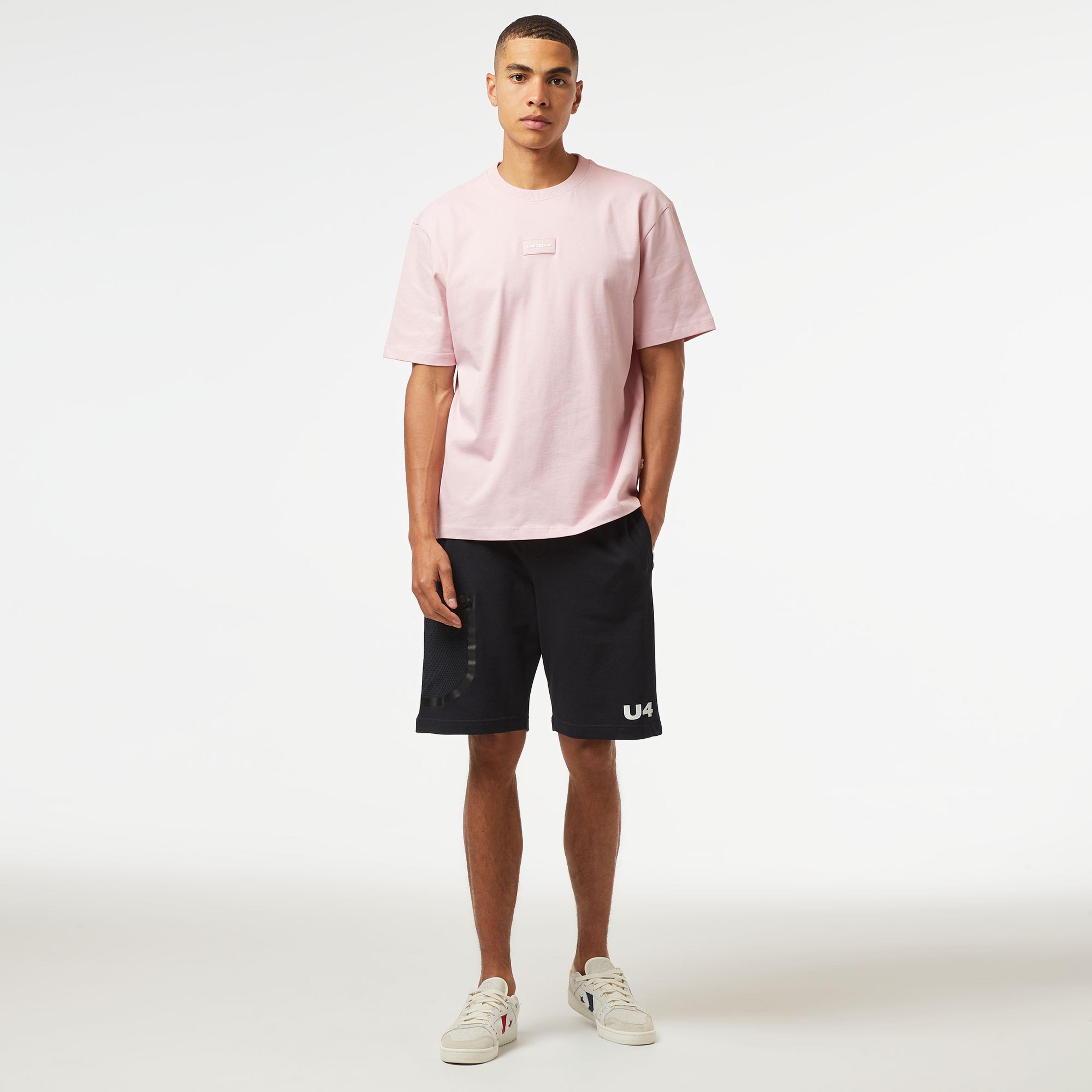 UNITED41.0 Essentials Erkek Pembe T-Shirt