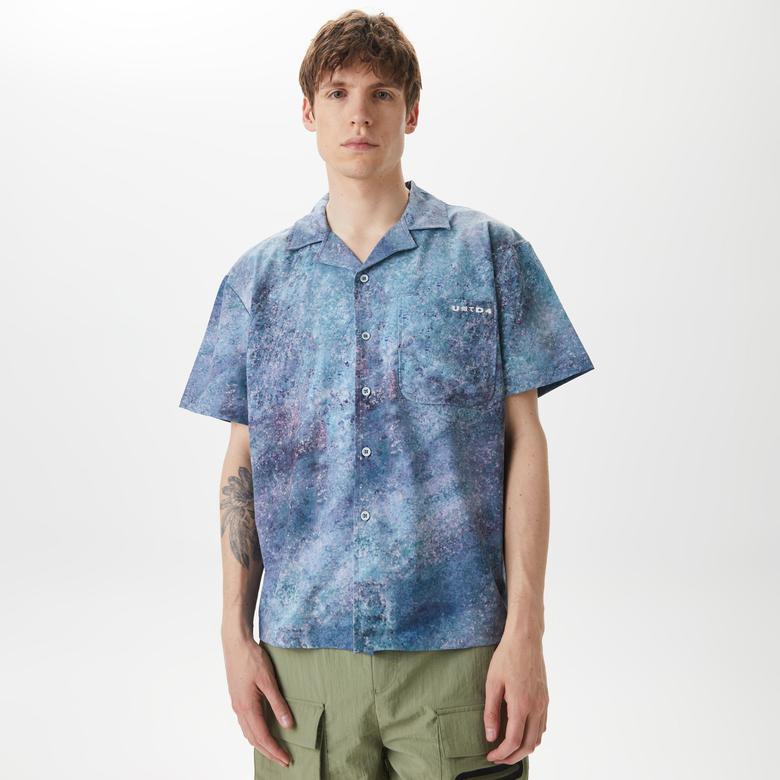 UNITED4 Erkek Mavi Gömlek