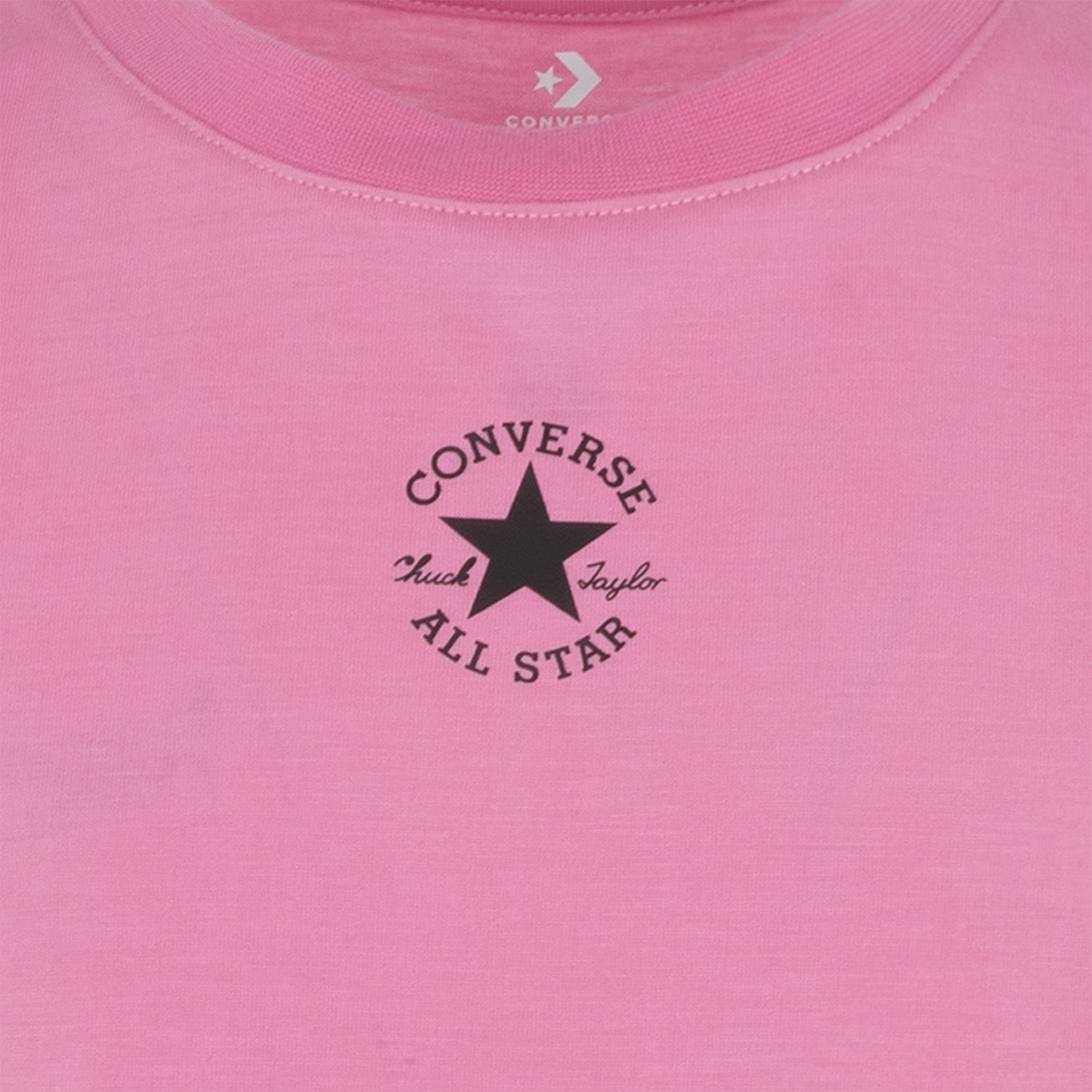 Converse Chuck Patch Boxy Çocuk Pembe T-Shirt
