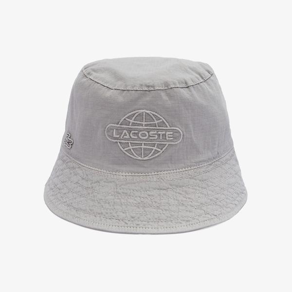 Lacoste x House of SuperStep Unisex Gri Şapka