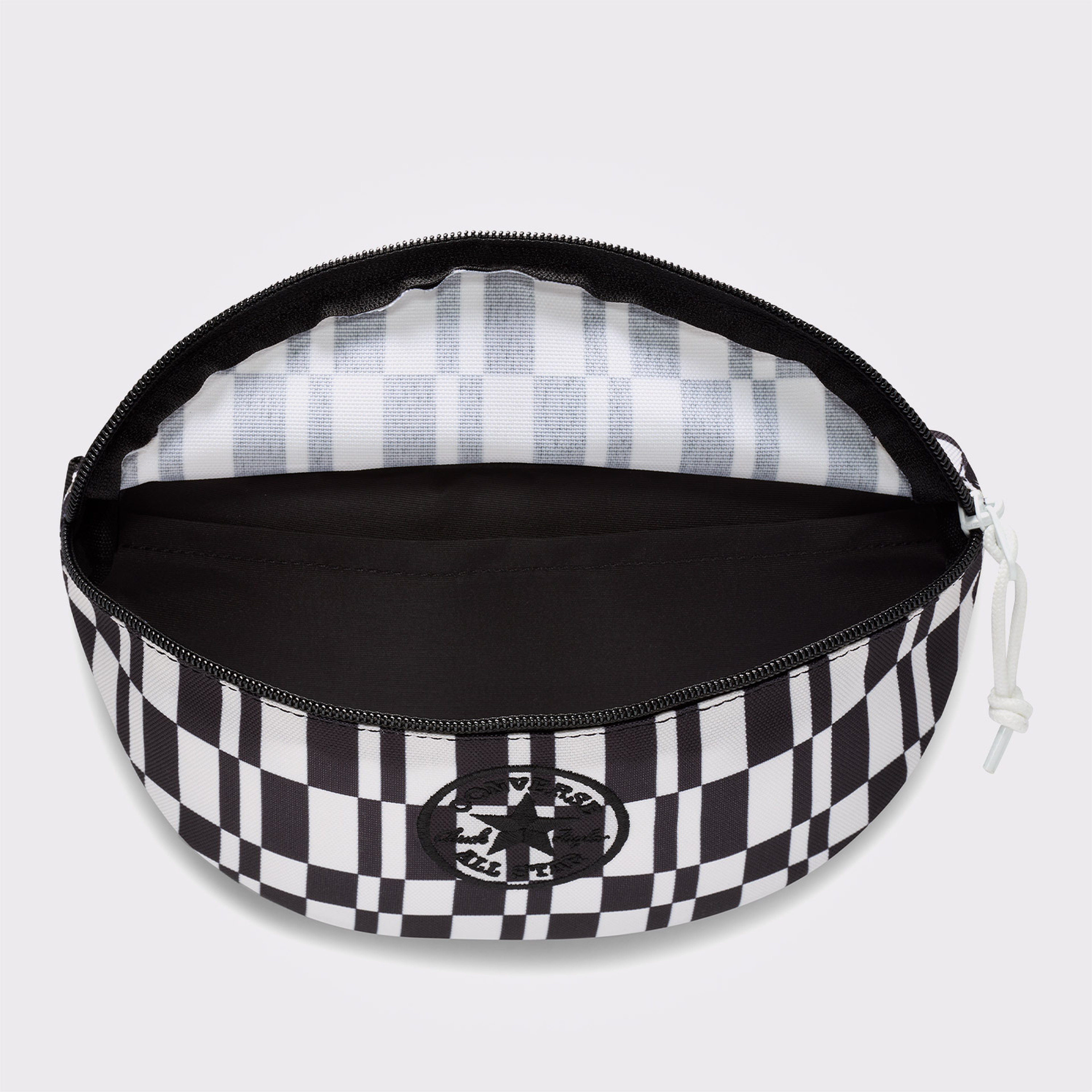 Converse Chuck Taylor Unisex Kare Desenli Siyah Bel Çantası