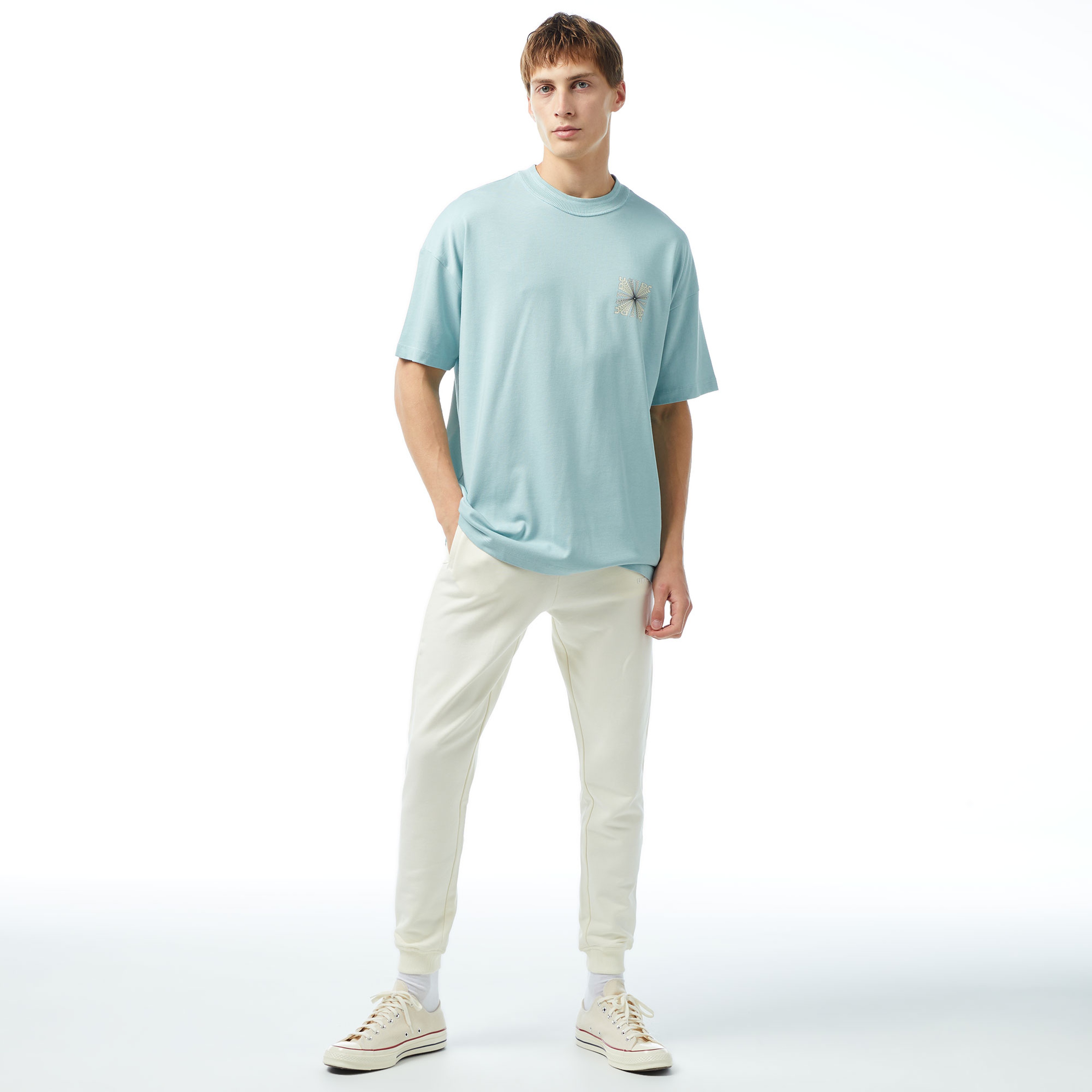 UNITED4 Erkek Mavi T-Shirt