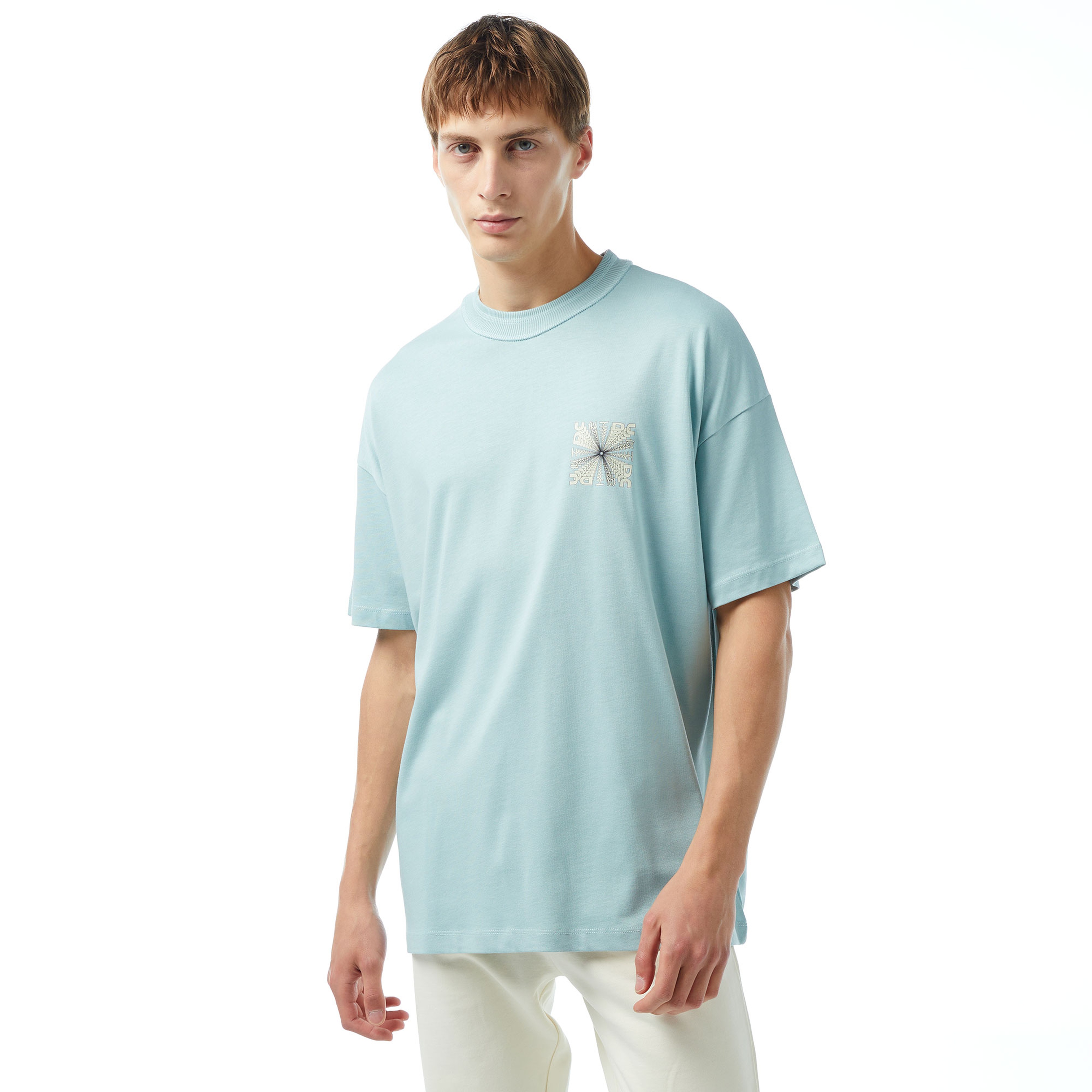 UNITED4 Erkek Mavi T-Shirt