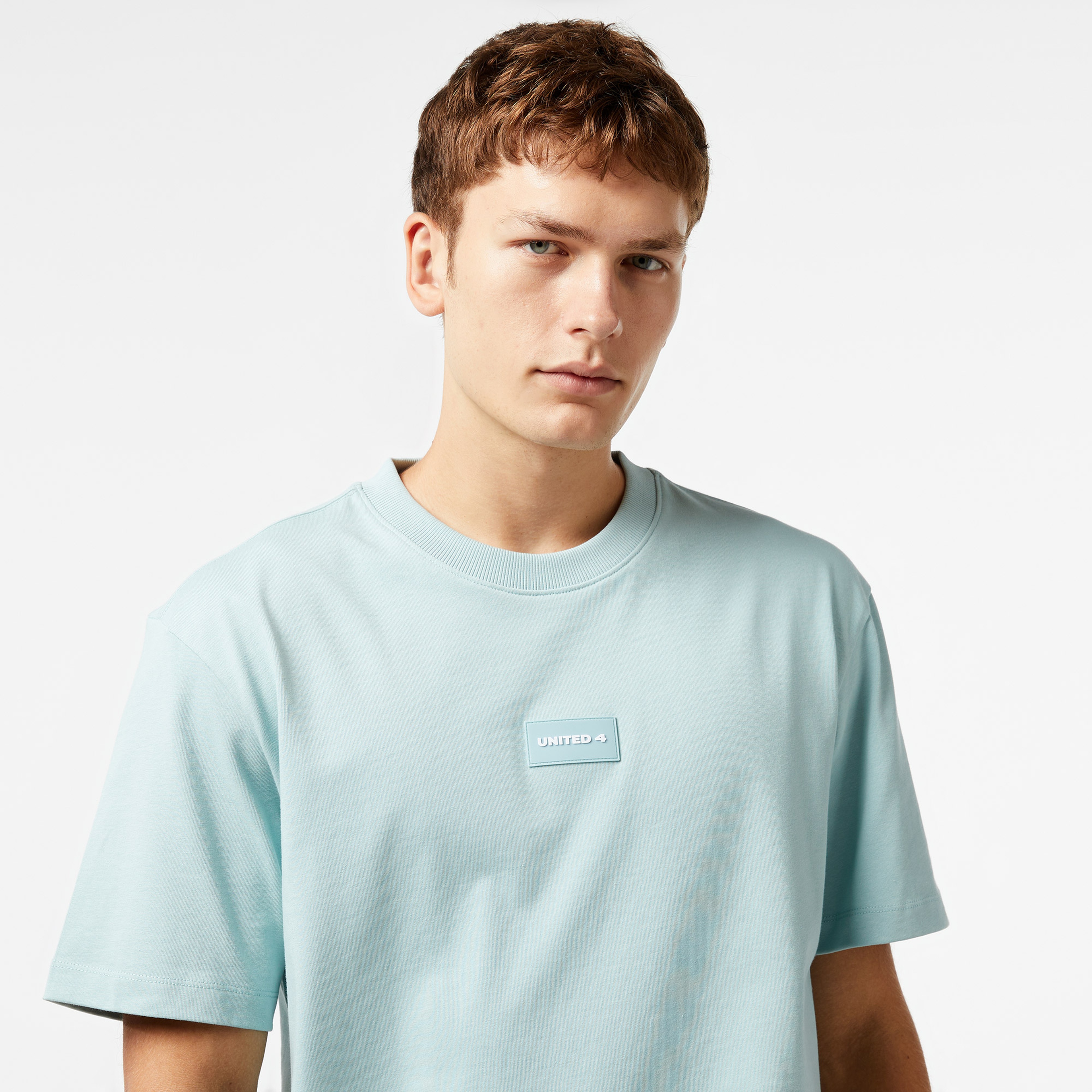 UNITED4 Classic Erkek Mavi T-Shirt