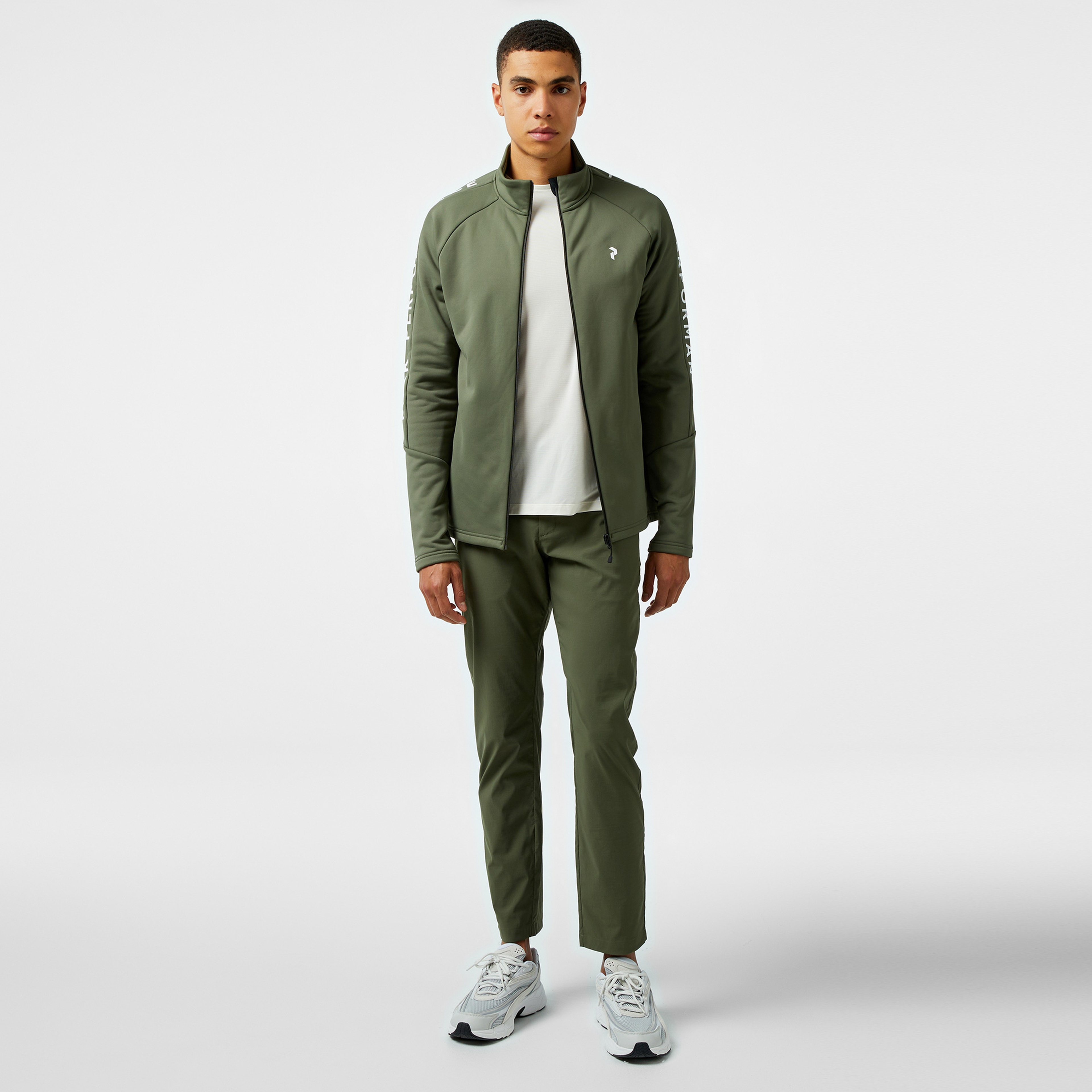 Peak Performance Rider Zip Erkek Yeşil Outdoor Ceket