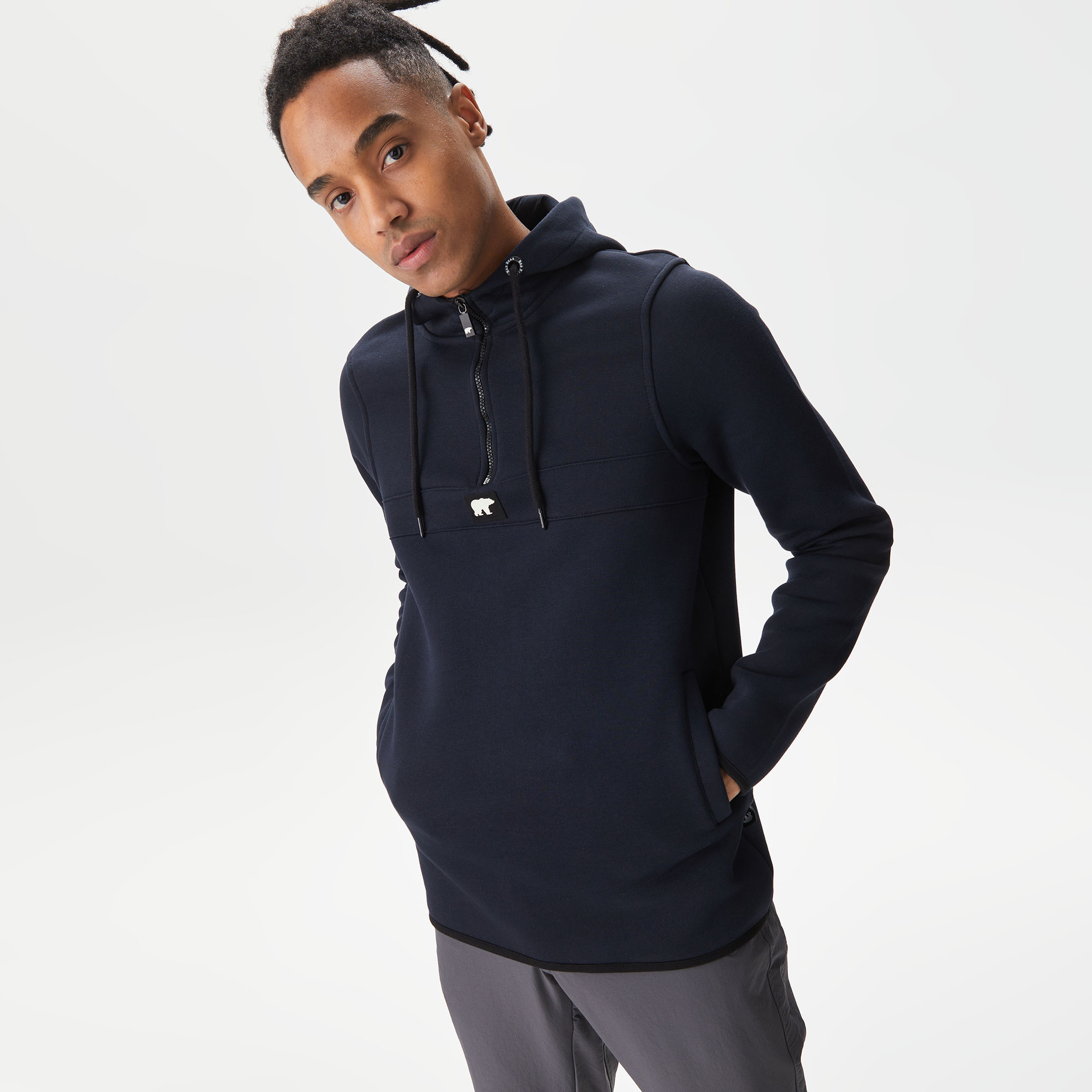 Bad Bear Defence Erkek Lacivert Günlük Sweatshirt