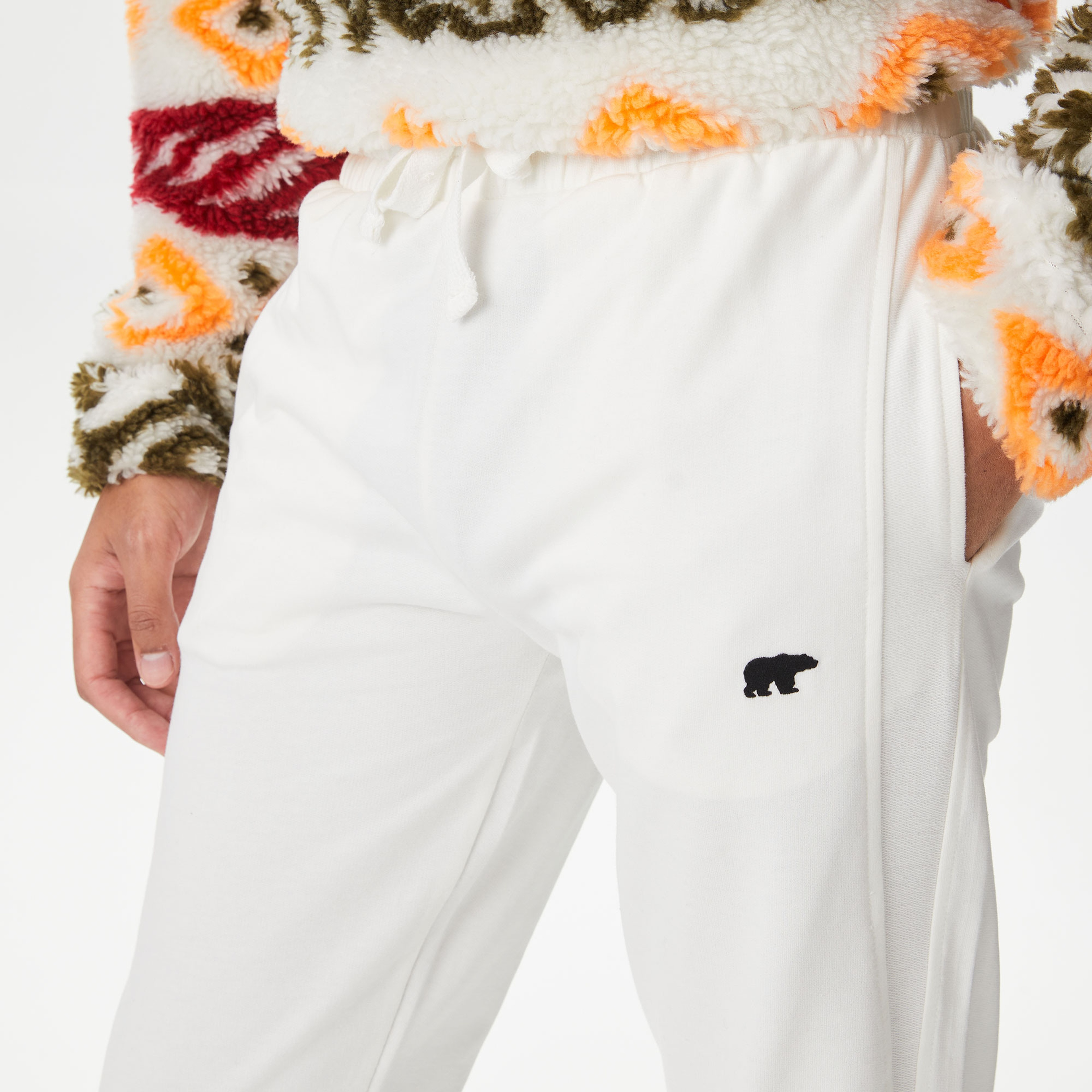 Bad Bear Relax Erkek Beyaz Eşofman