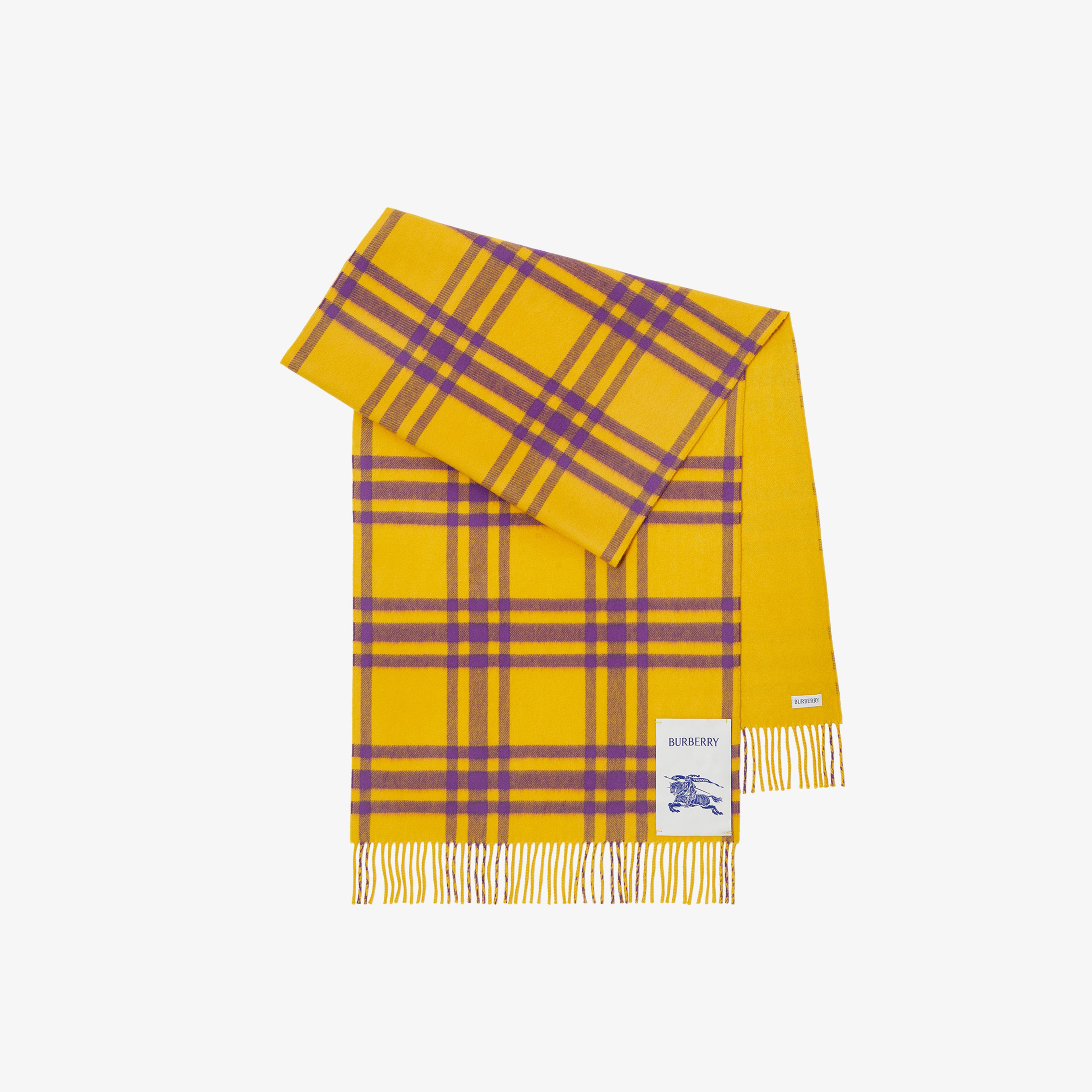 Burberry Unisex Sarı Atkı