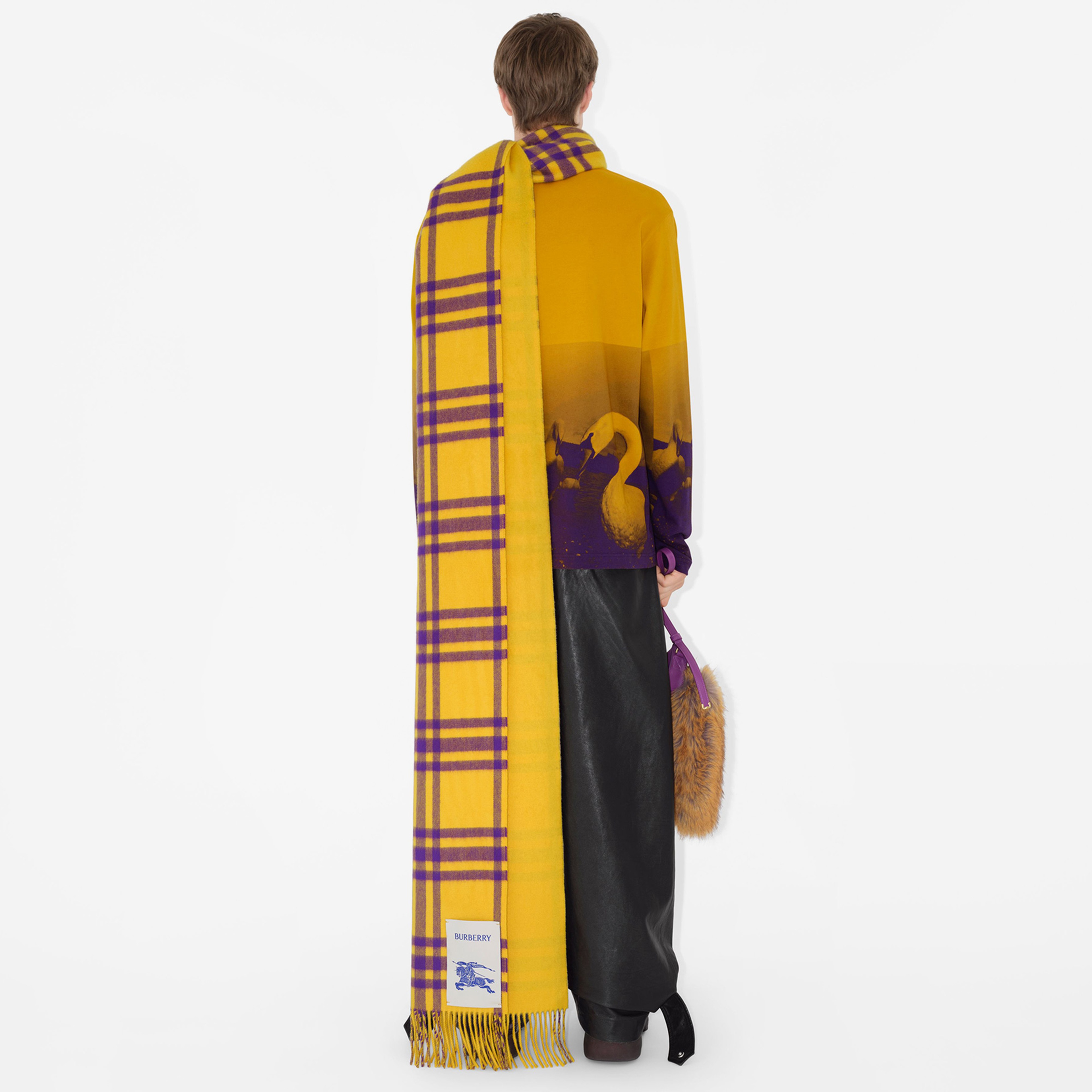 Burberry Unisex Sarı Atkı