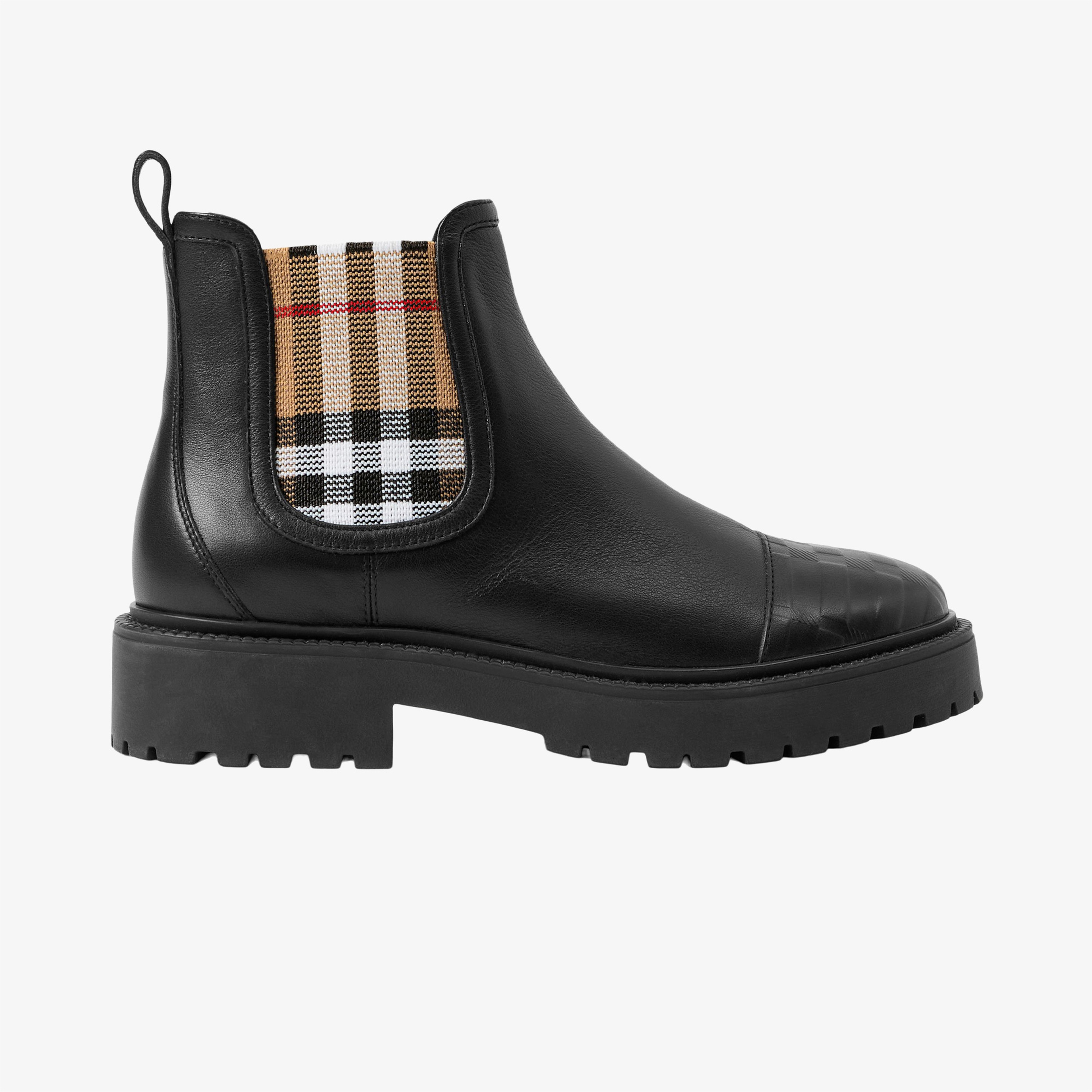 Burberry Çocuk Siyah Bot