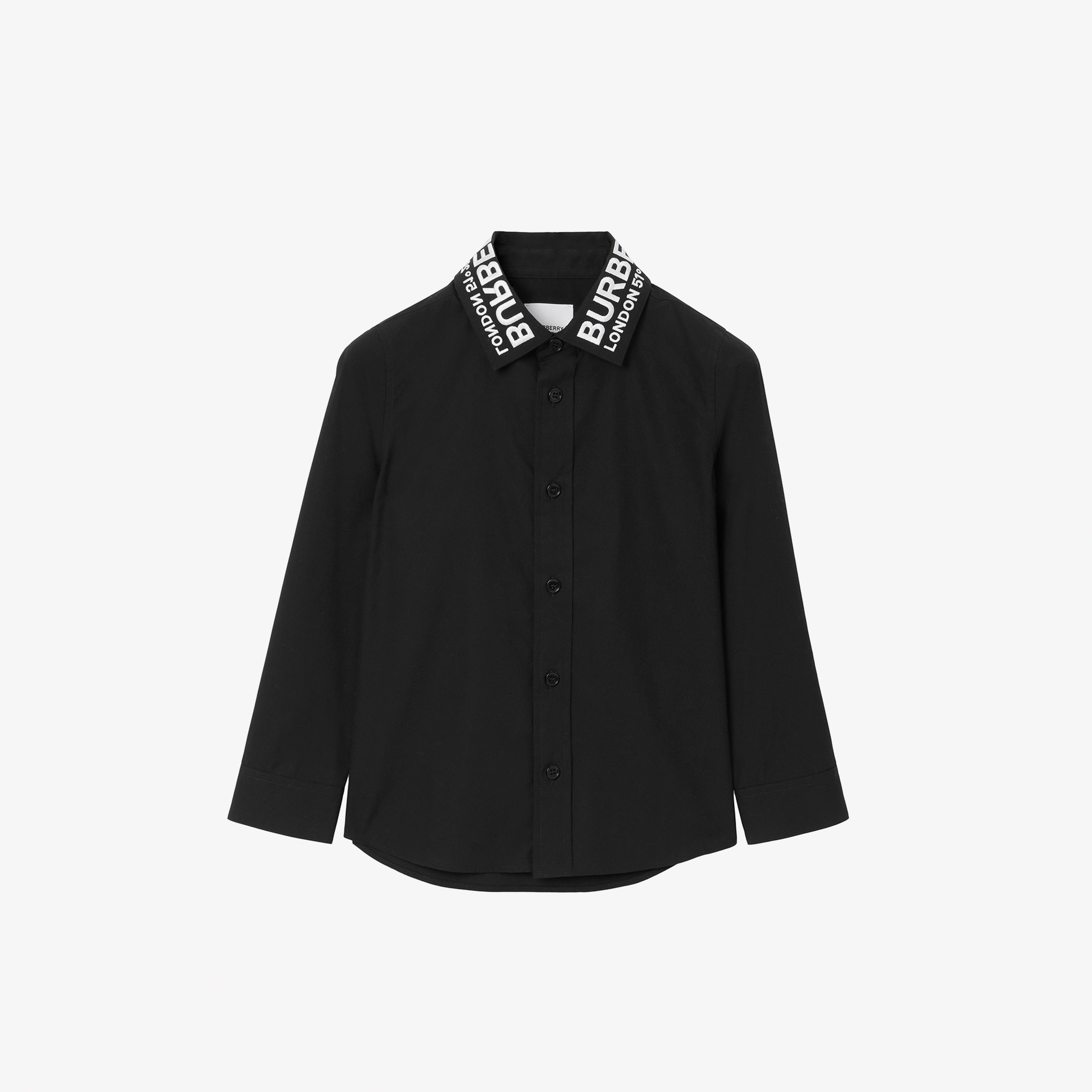 Burberry Çocuk Siyah Gömlek