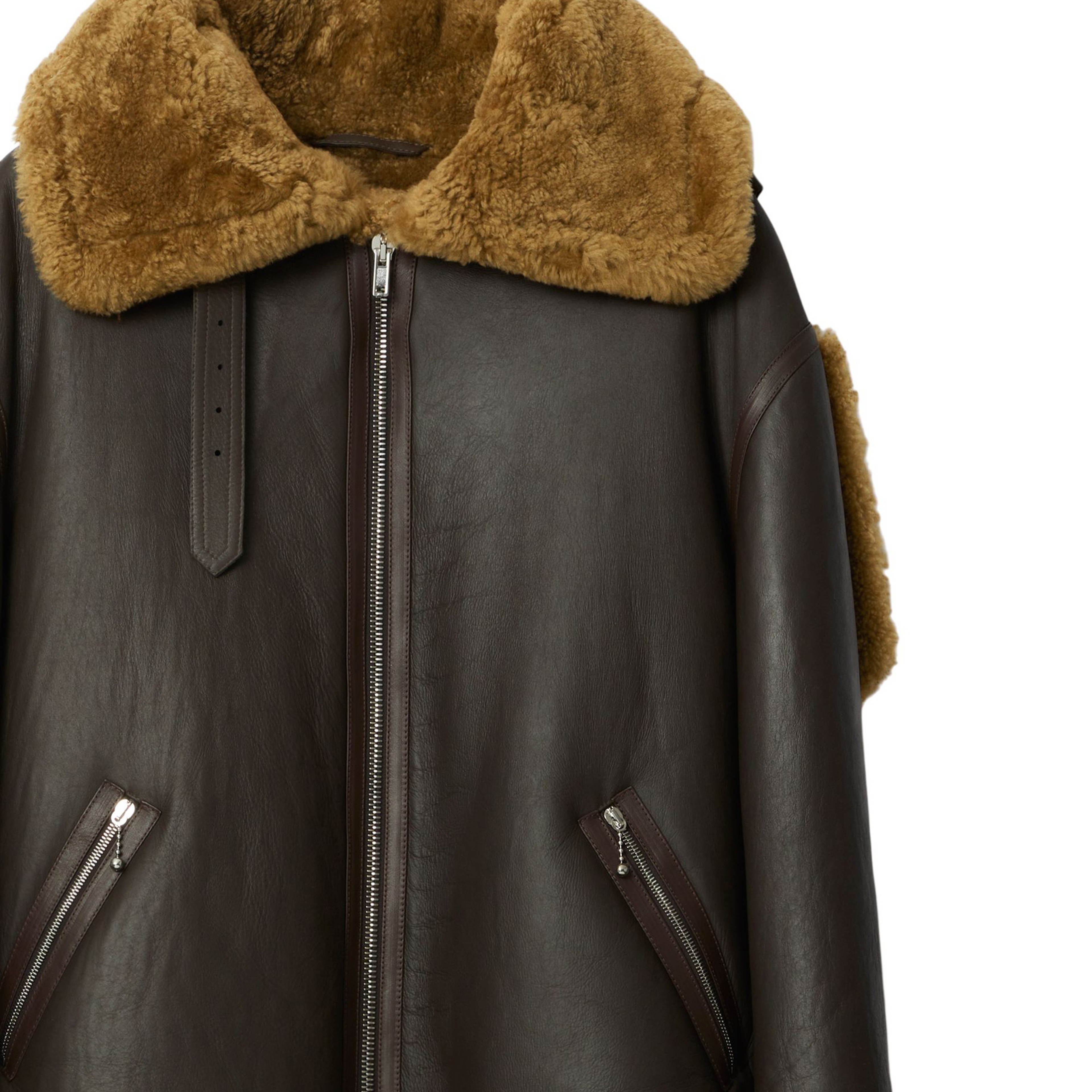 Erkek Kahverengi Deri Mont