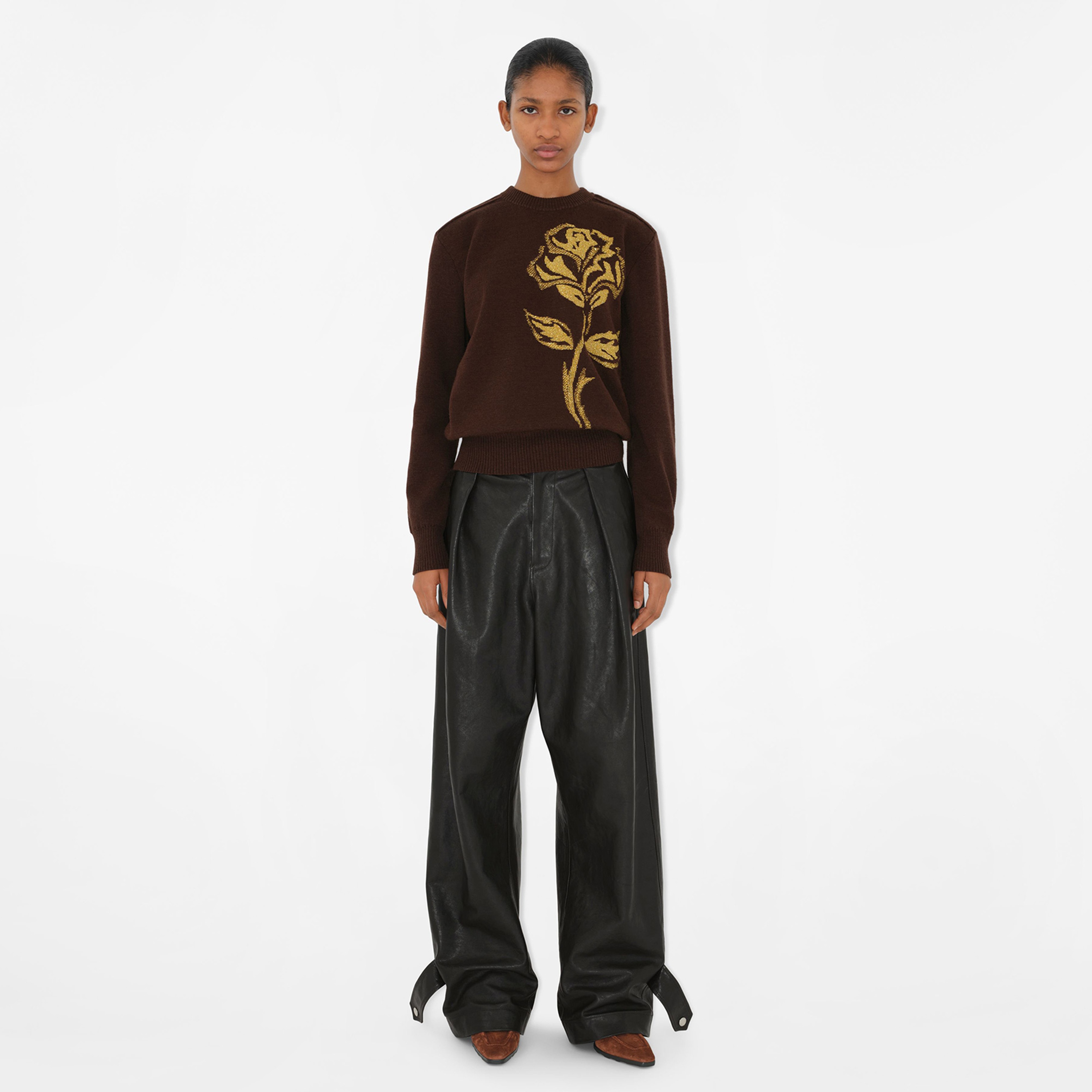 Burberry Kadın Kahve Bot