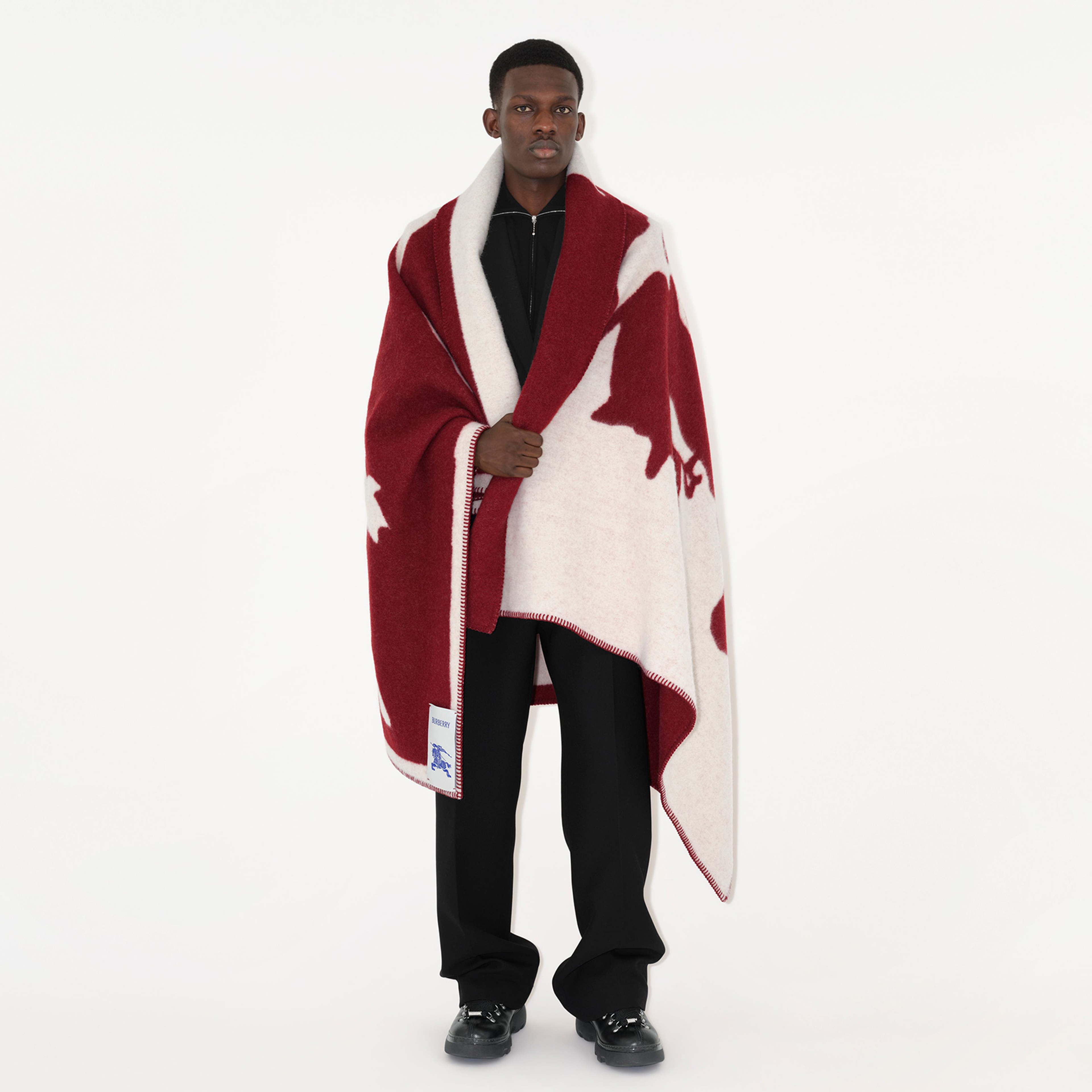 Burberry Unisex Kırmızı Battaniye