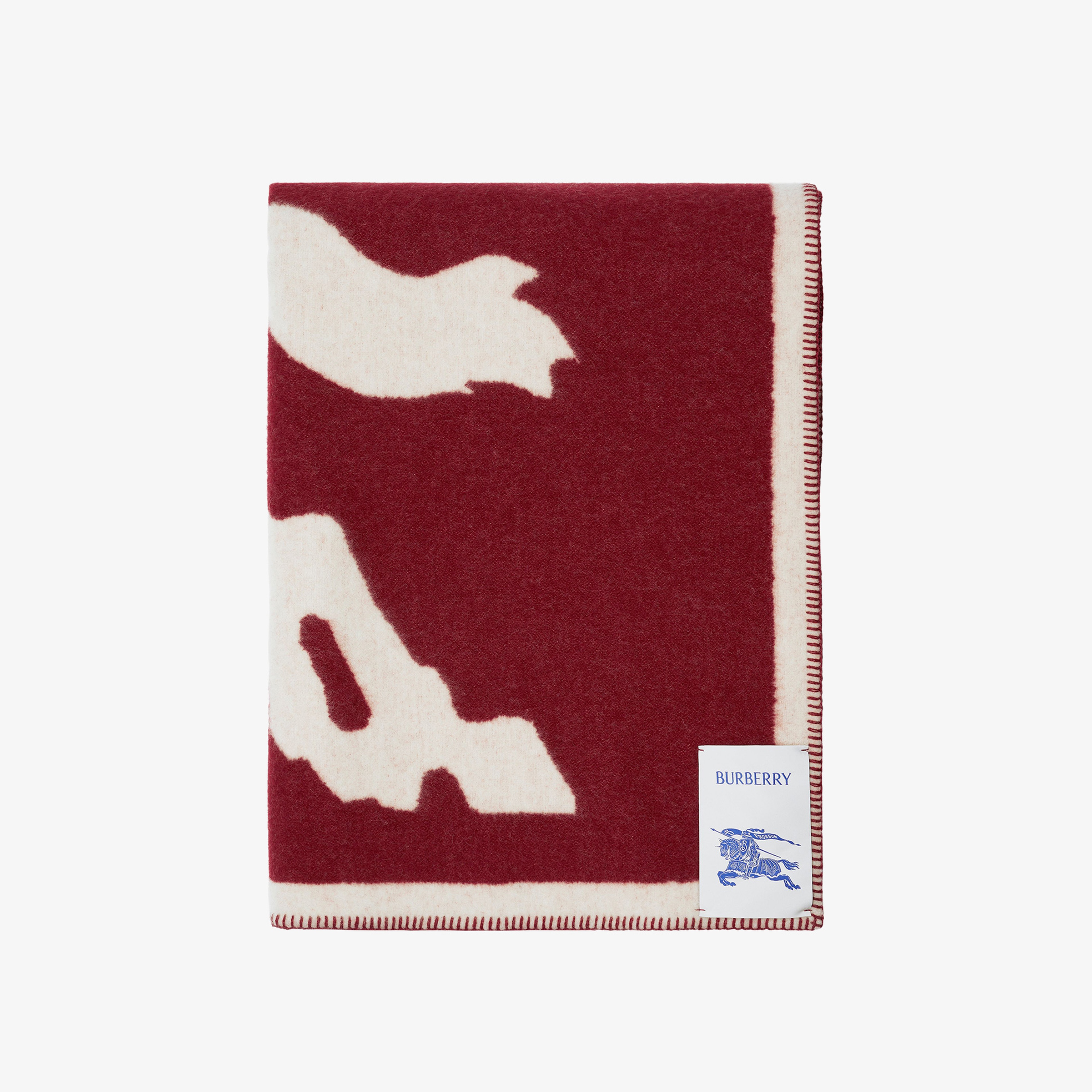 Burberry Unisex Kırmızı Battaniye
