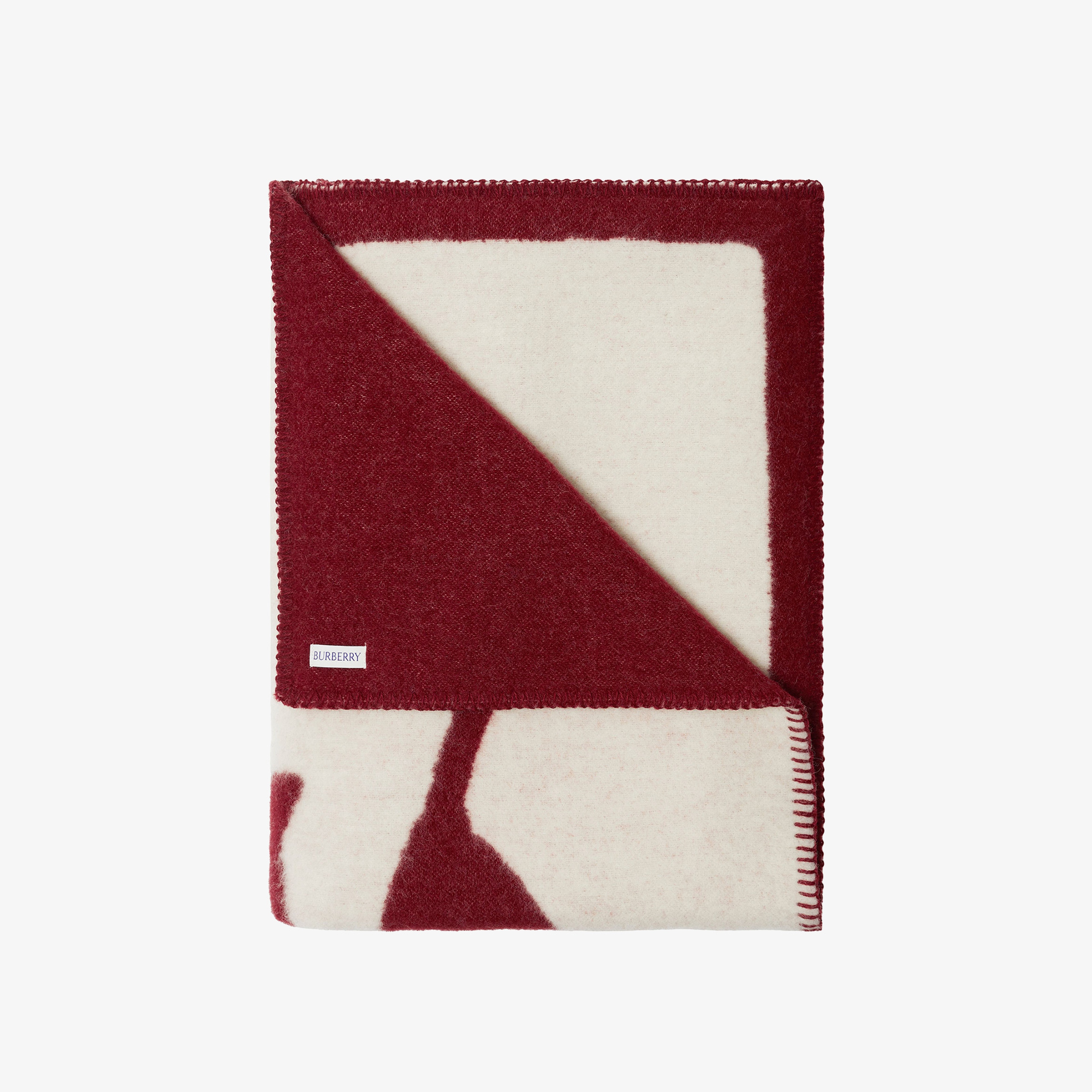 Burberry Unisex Kırmızı Battaniye