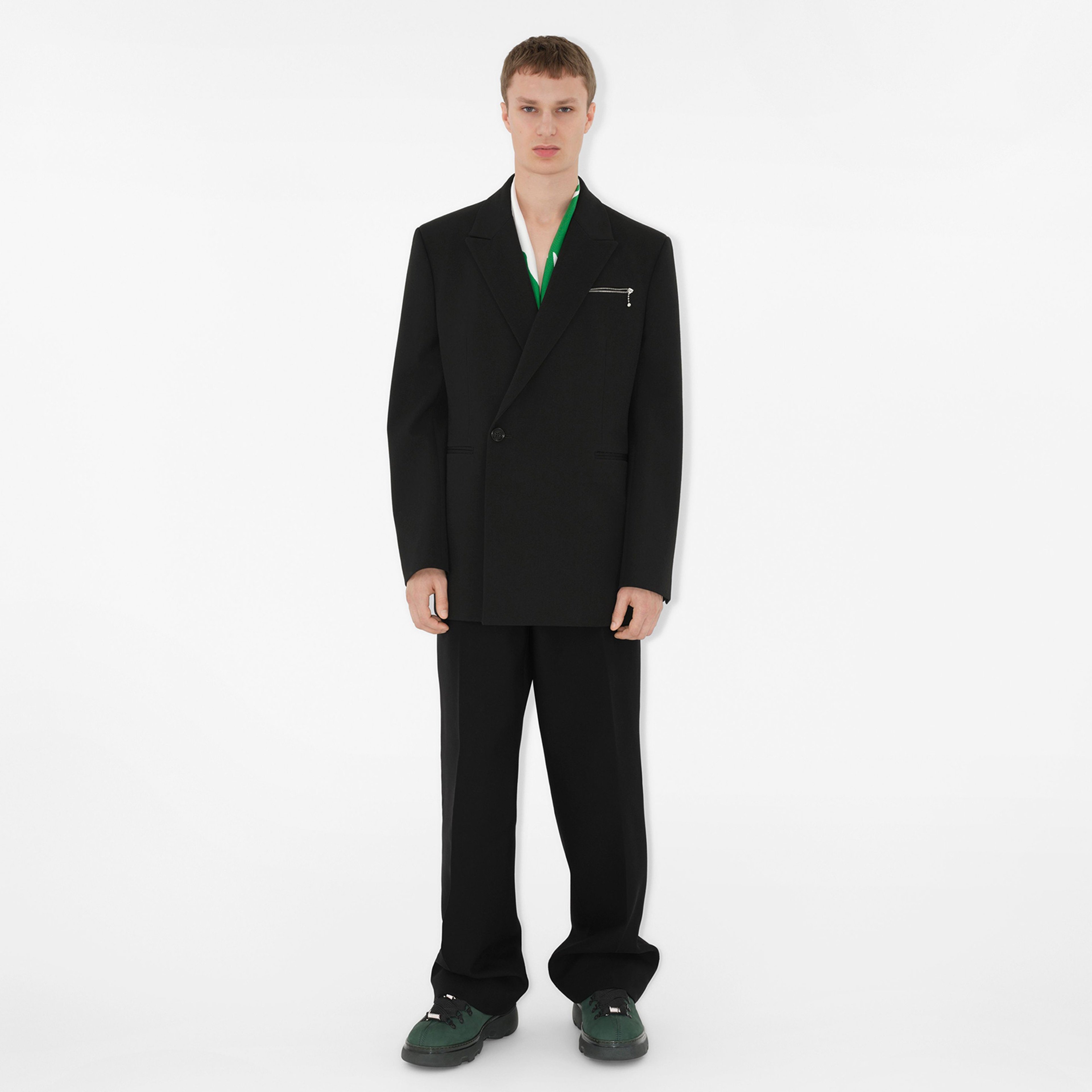 Burberry Unisex Yeşil Eşarp