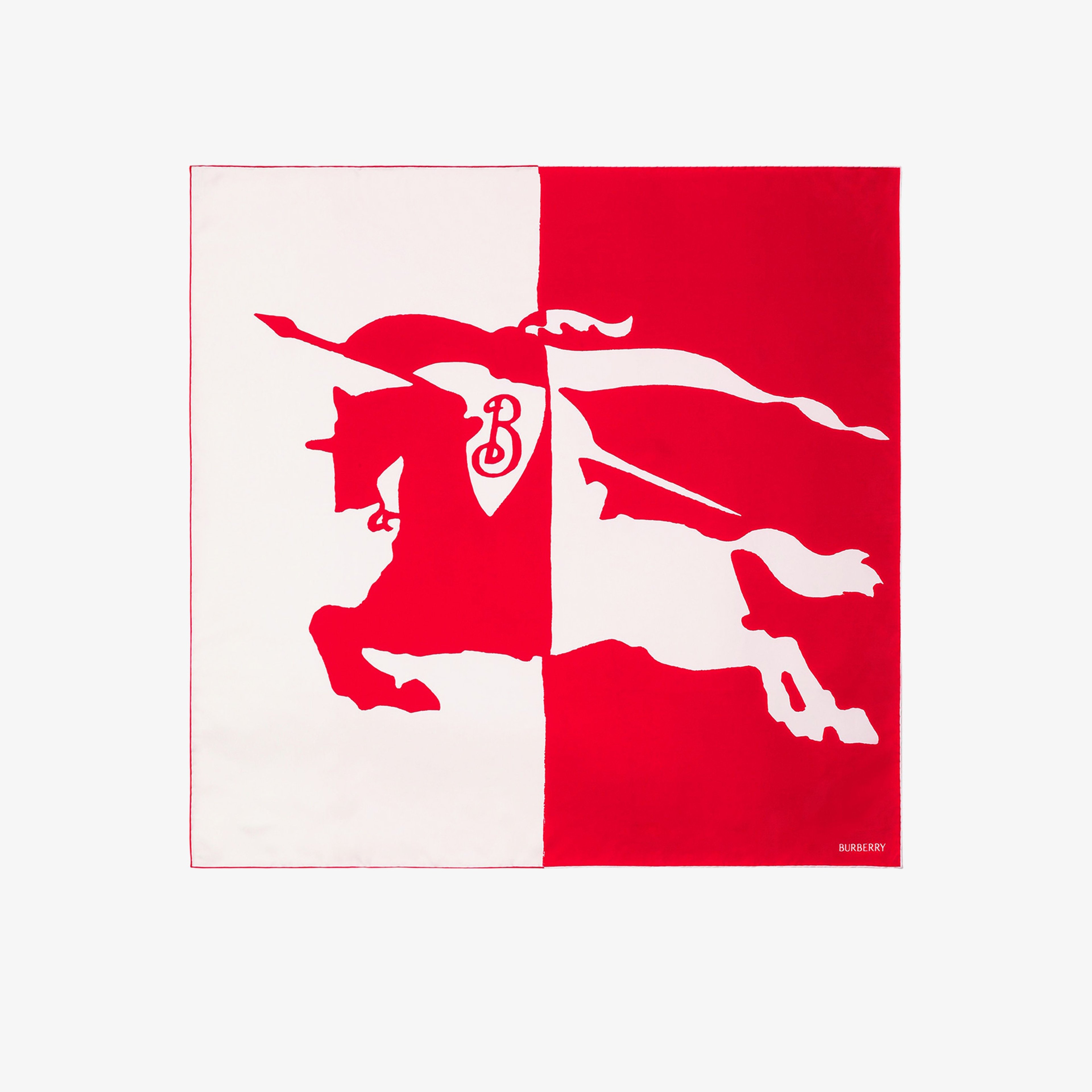 Burberry Unisex Kırmızı Eşarp