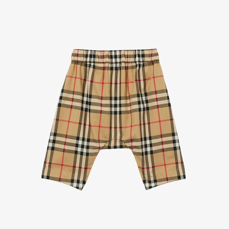 Burberry Çocuk Bej Bebek Seti