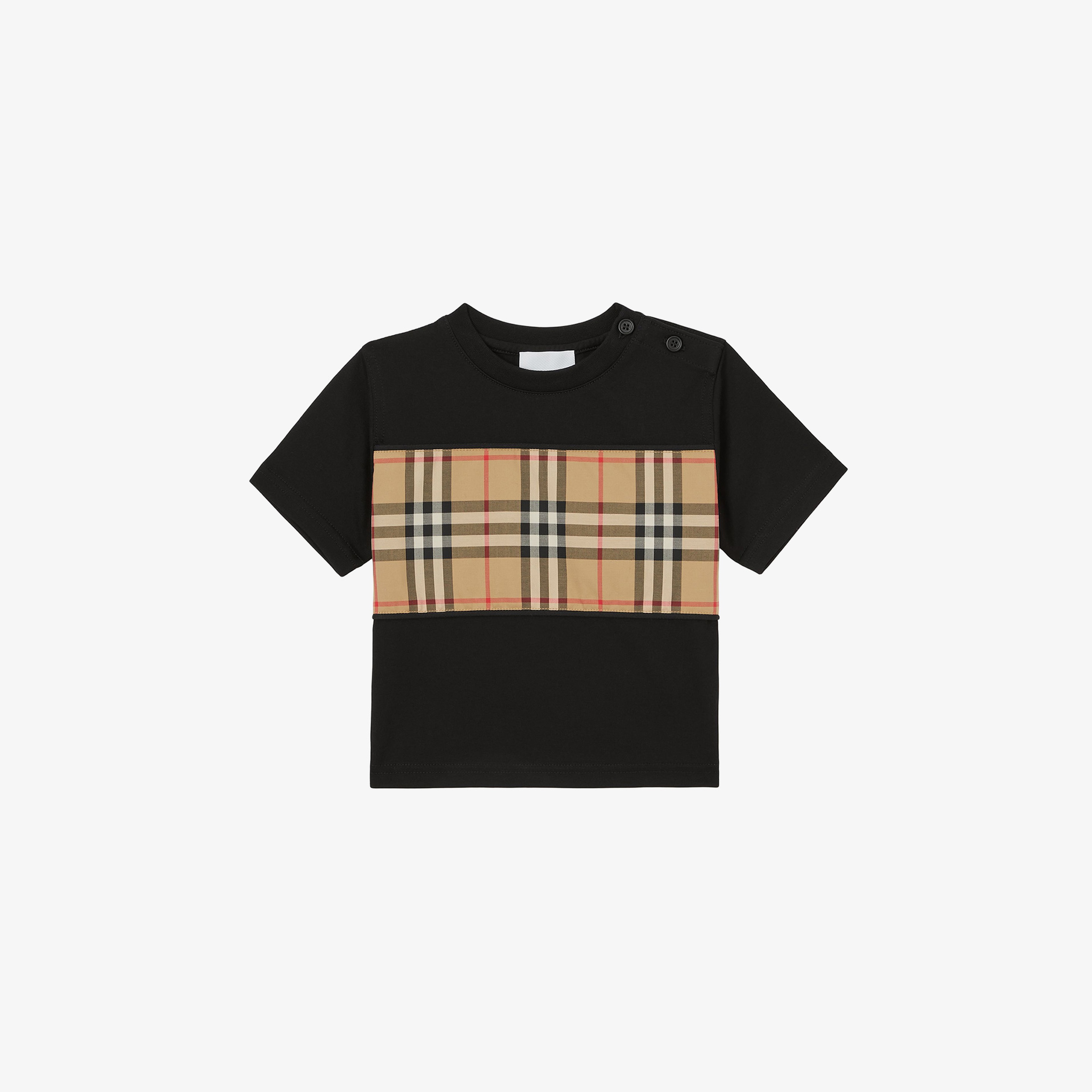 Burberry Çocuk Siyah Tshirt