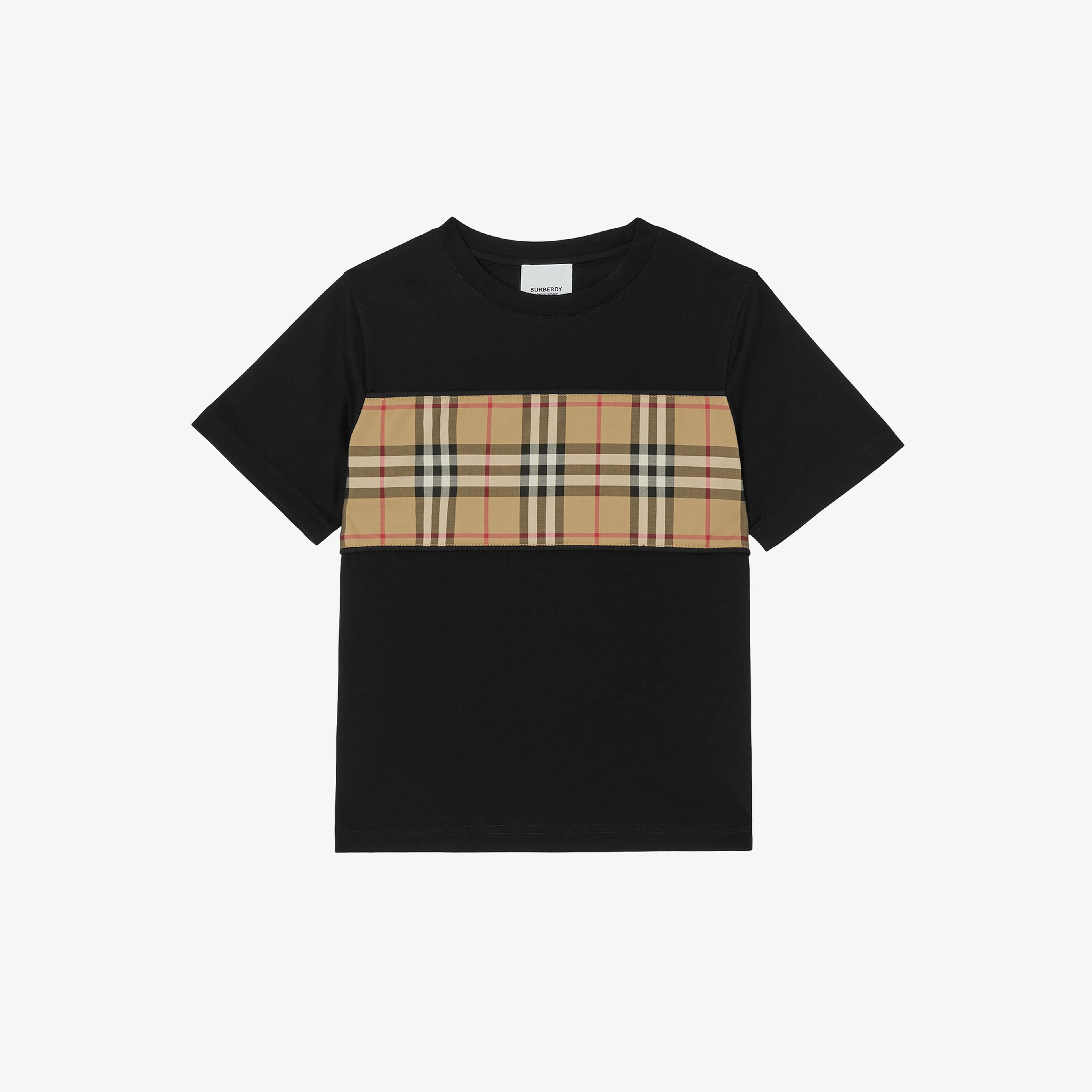 Burberry Çocuk Siyah Tshirt