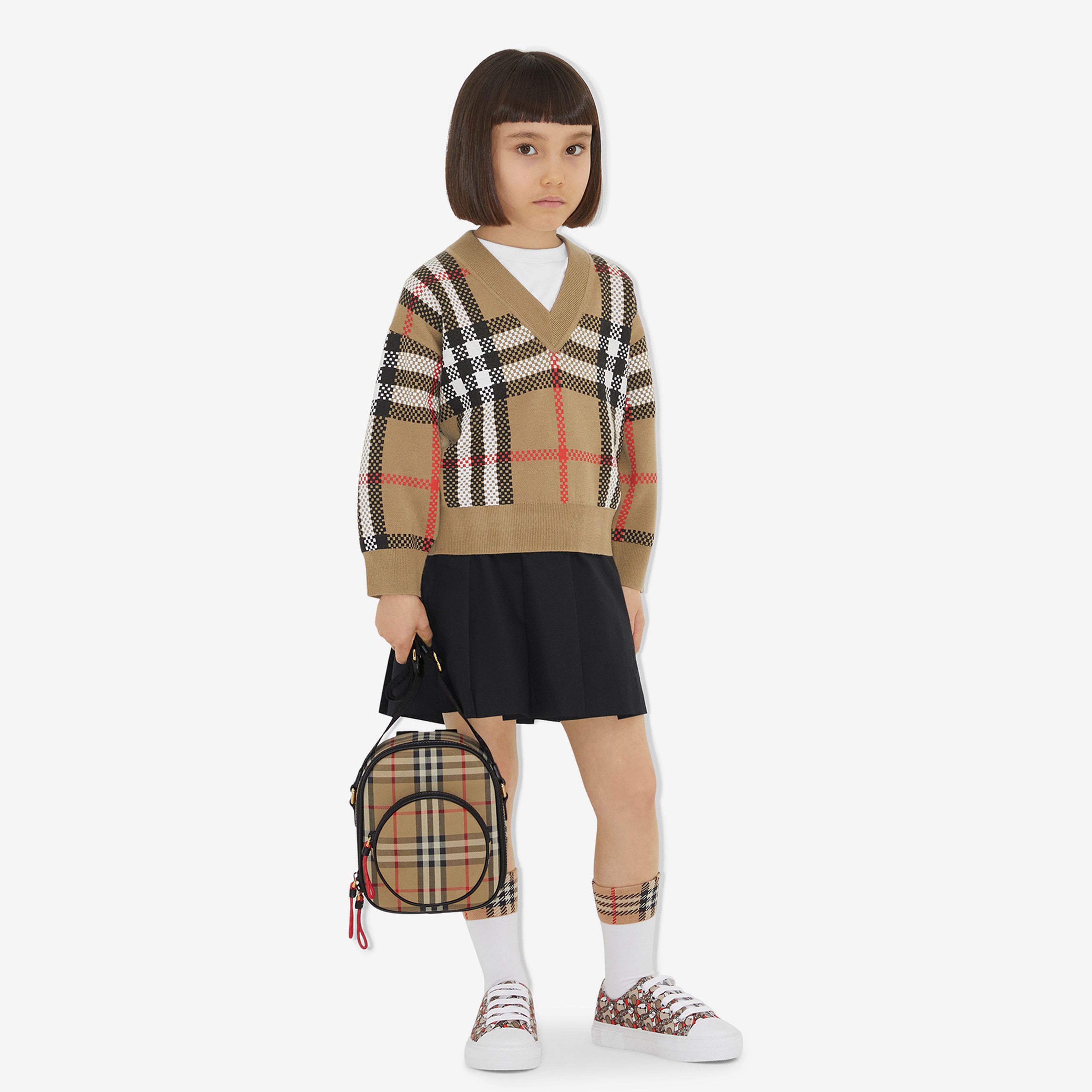 Burberry Çocuk Siyah Etek