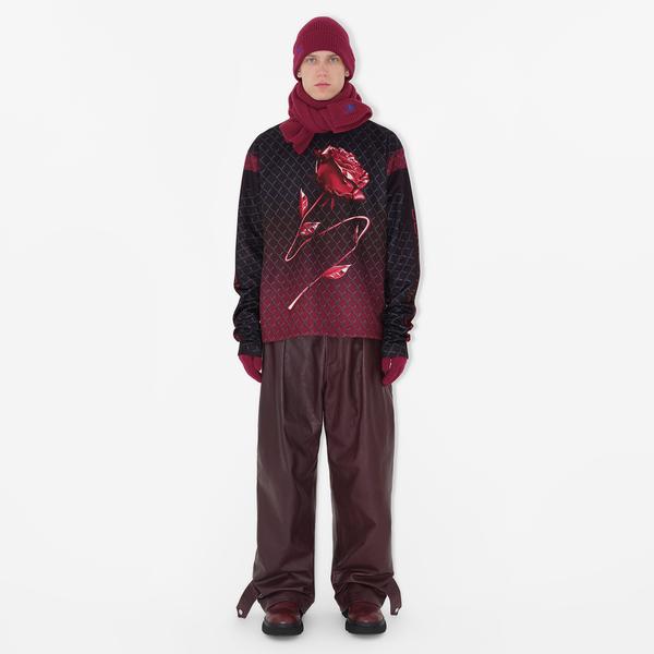 Burberry Unisex Bordo Atkı