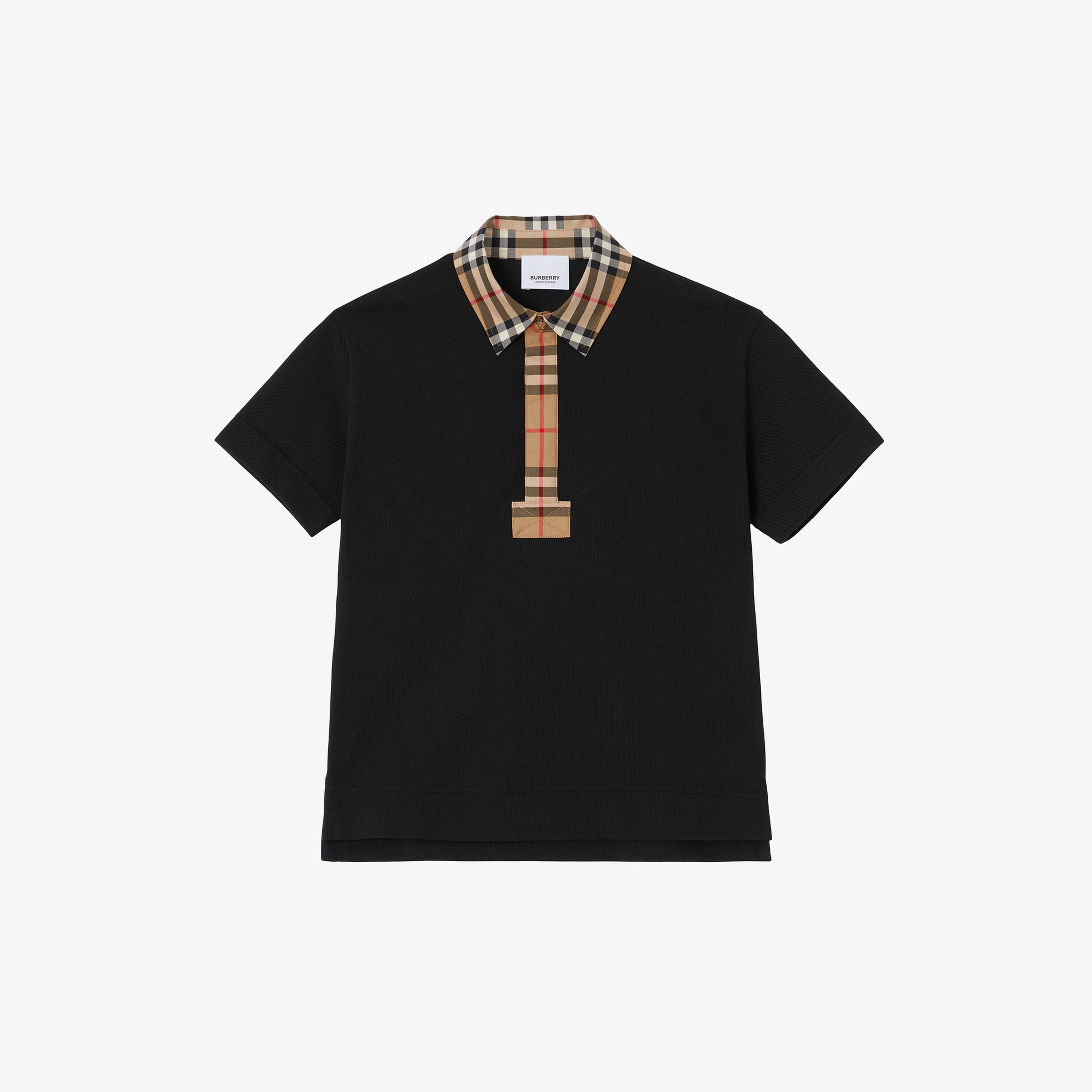 Burberry Çocuk Siyah Polo