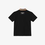 Burberry Çocuk Siyah Polo