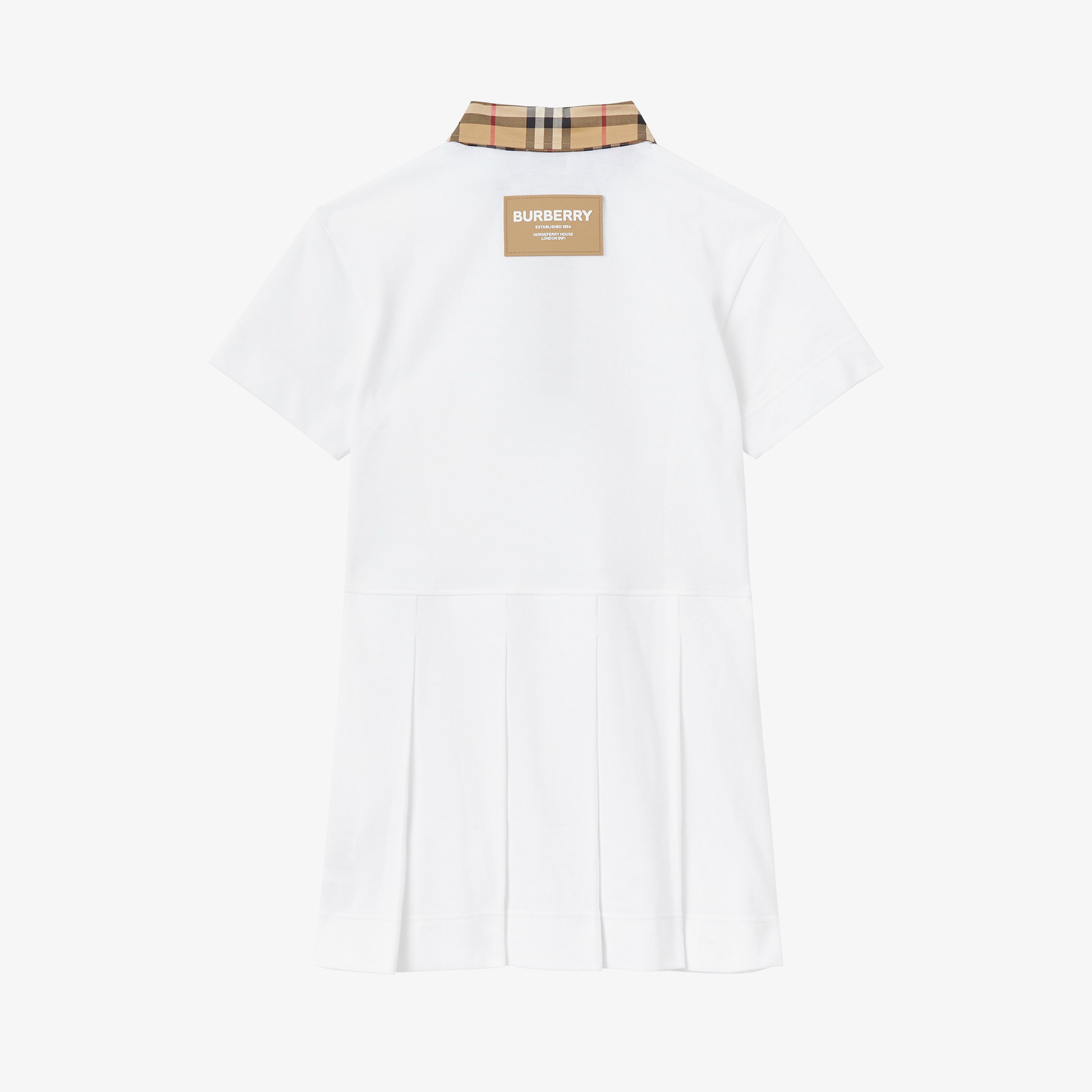 Burberry Çocuk Beyaz Elbise