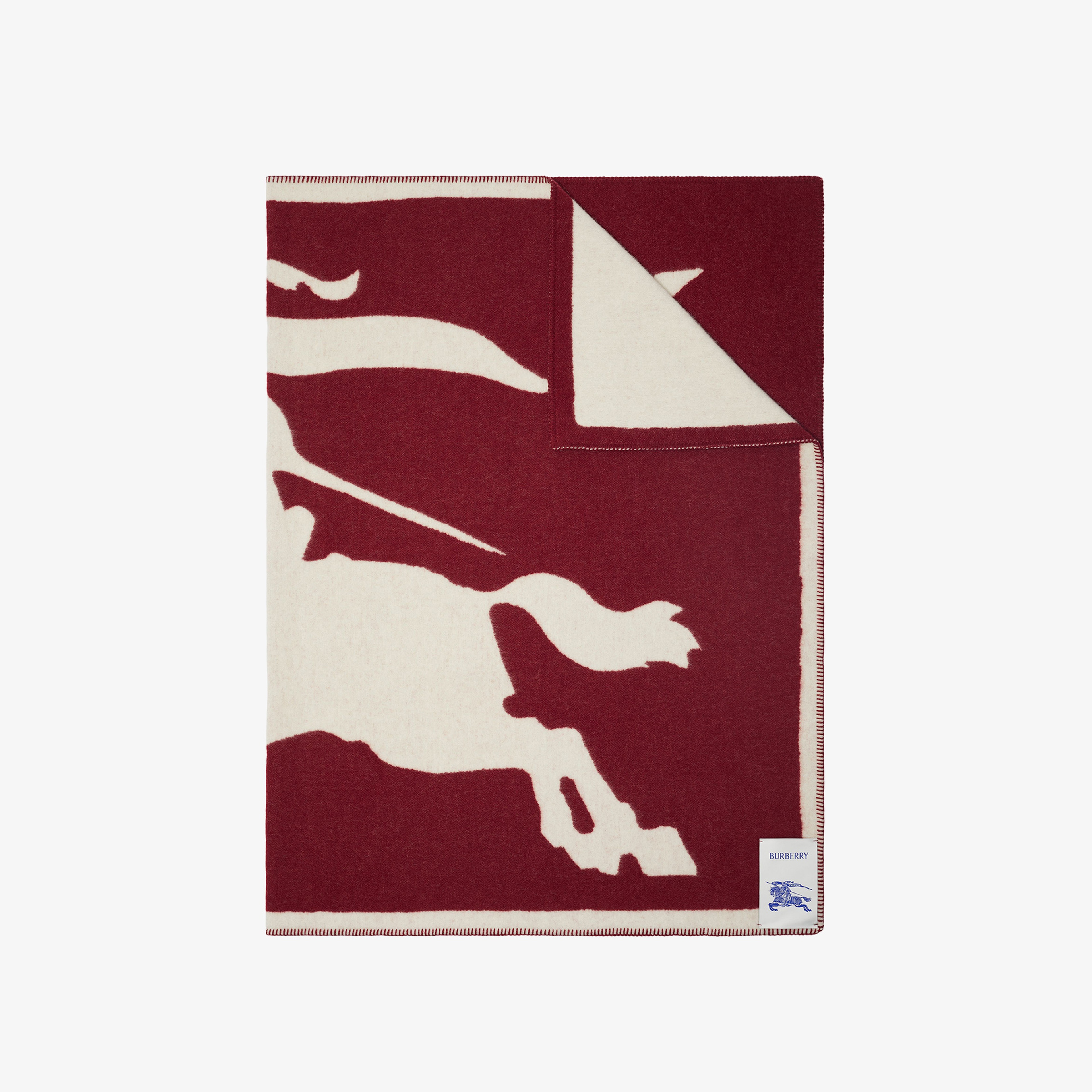 Burberry Unisex Kırmızı Battaniye