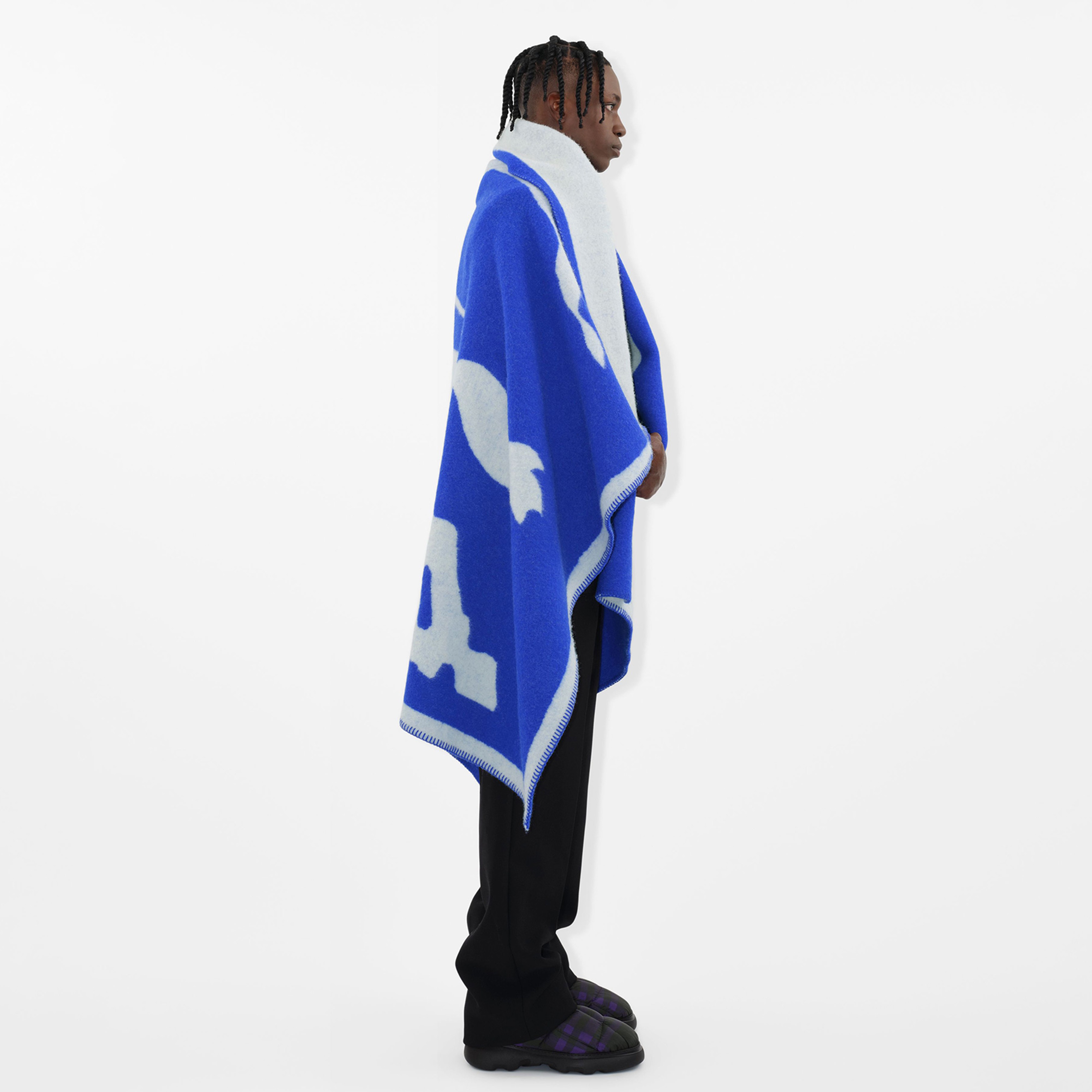 Burberry Unisex Mavi Battaniye