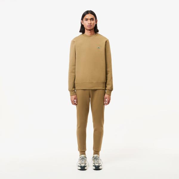 Erkek Slim Fit Bej Eşofman Altı