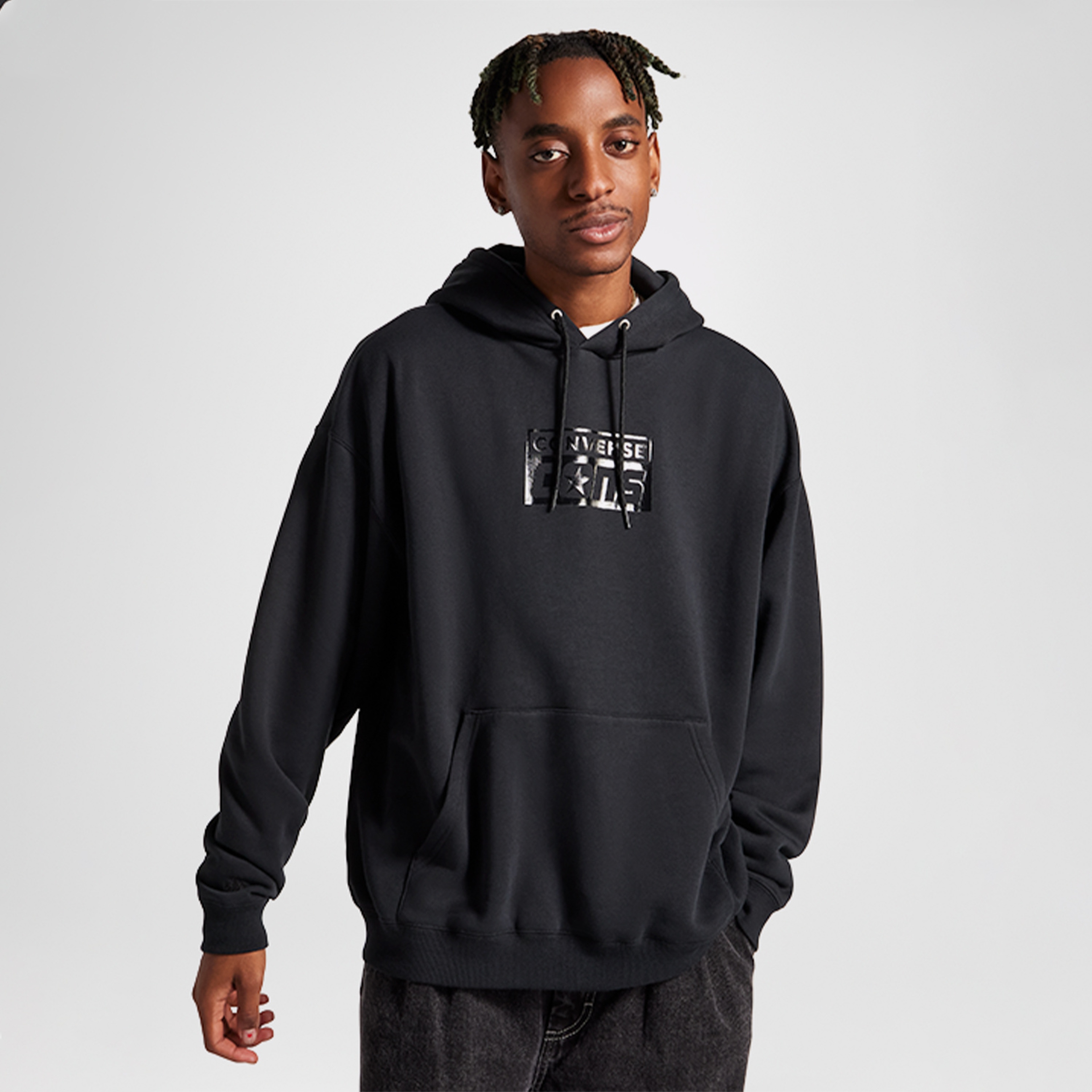 Converse Cons Erkek Siyah Hoodie