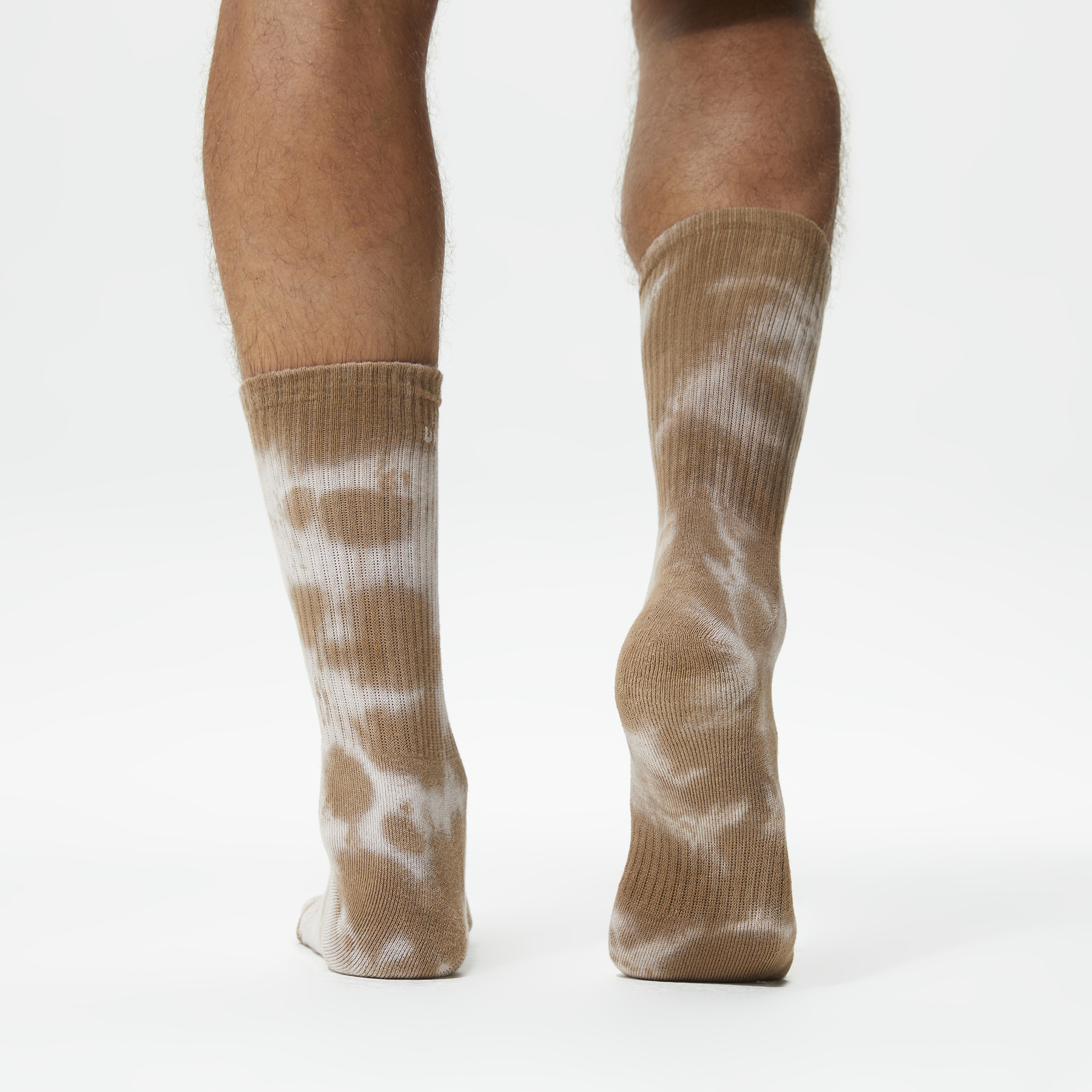 UNITED4 Unisex Gri/Kahverengi 2'li Çorap