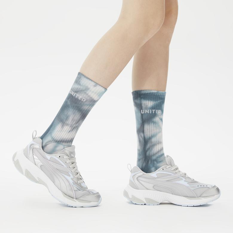 UNITED4 Unisex Pembe/Yeşil 2'li Çorap