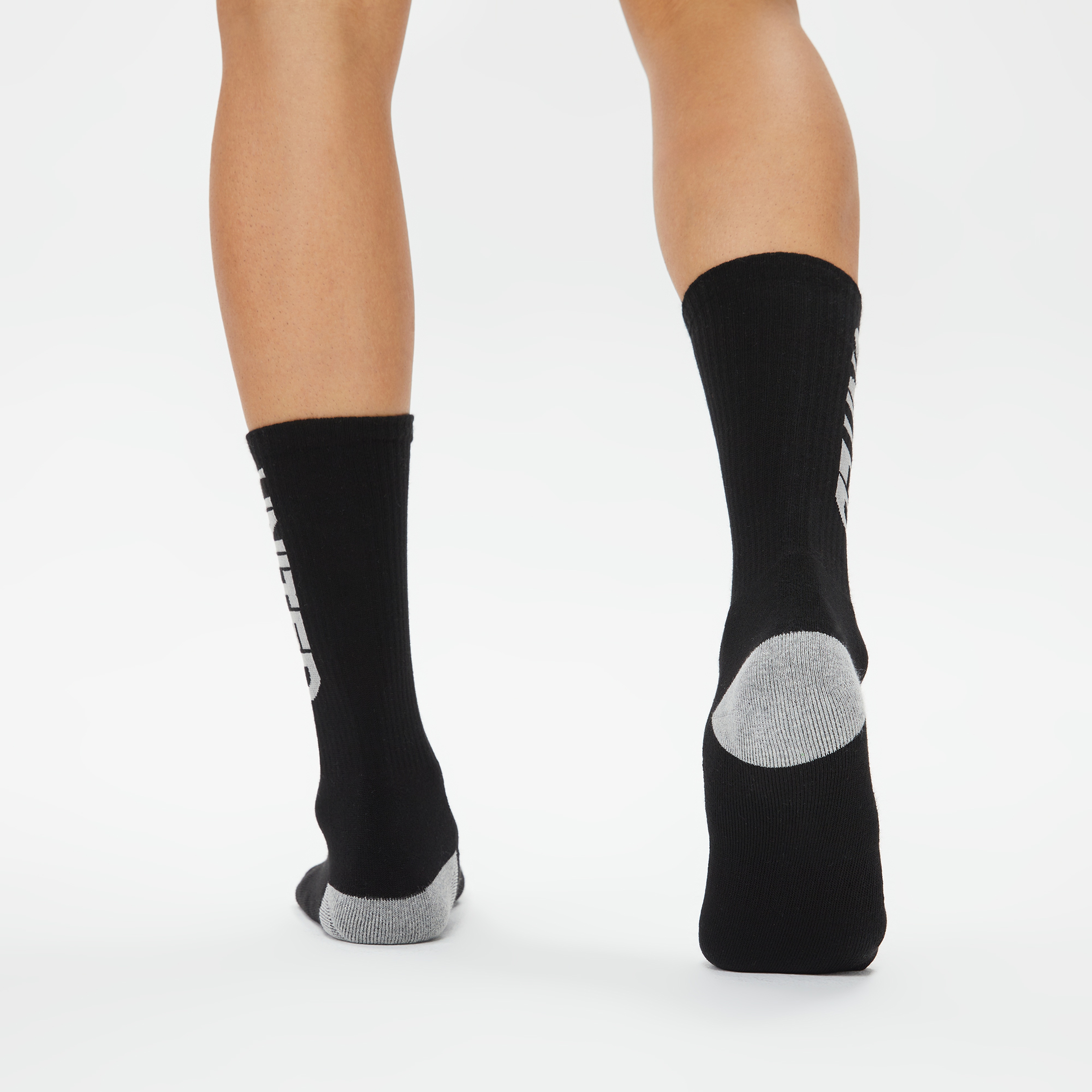 United4 Cure Unisex Siyah/Gri/Beyaz 3'lü Çorap