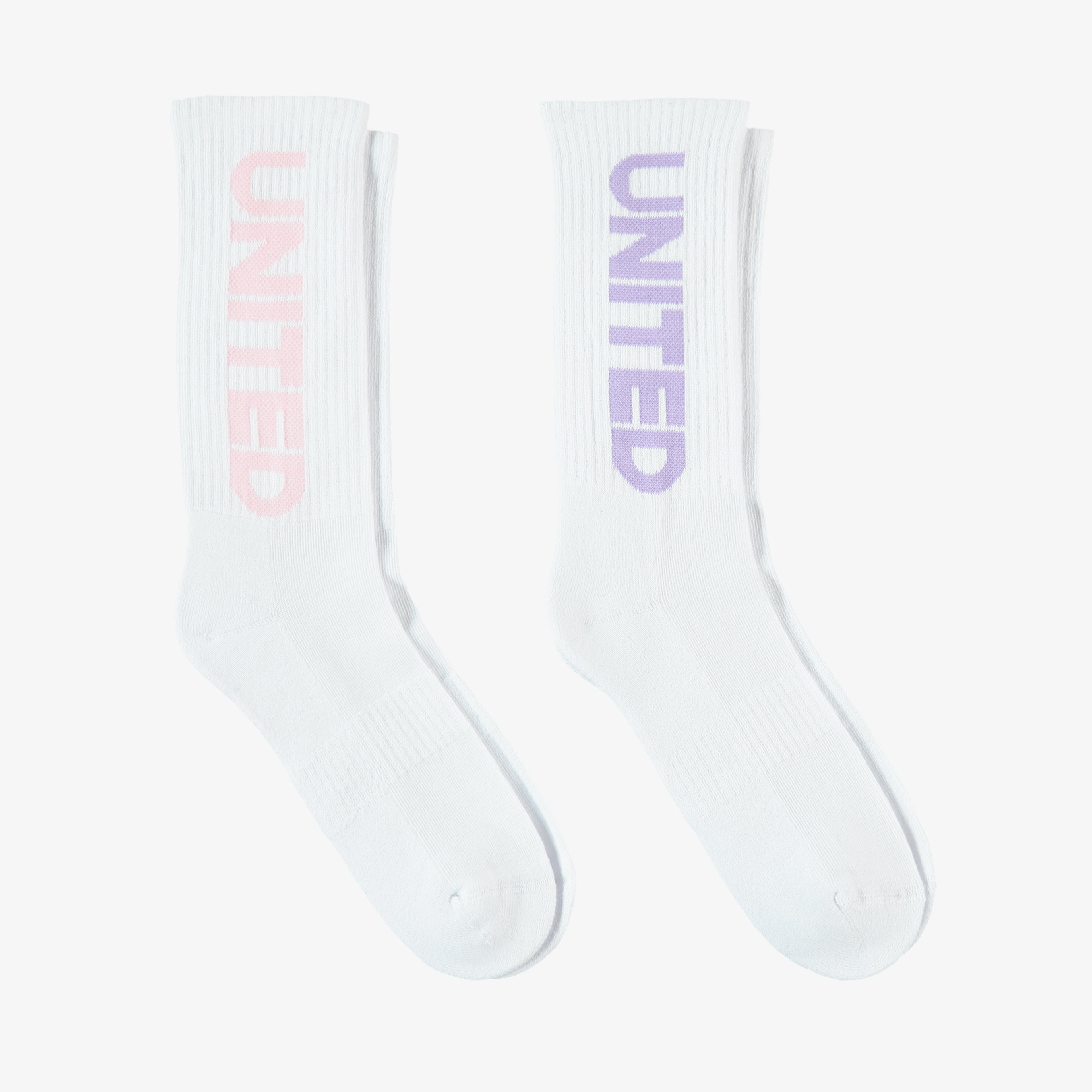 UNITED4 Classic Kadın Beyaz 2'li Çorap