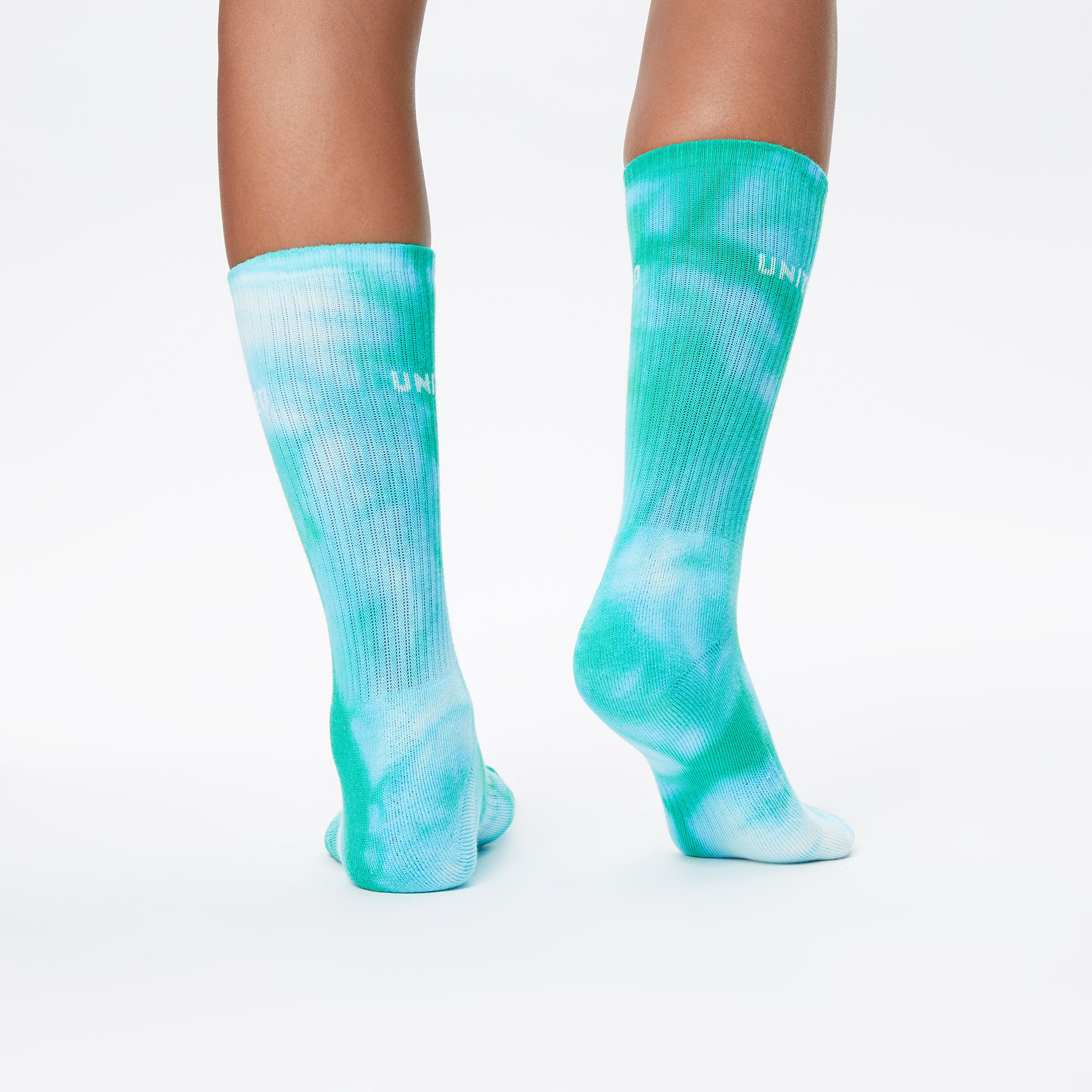 UNITED4 Classic Unisex Mor/Mavi 2'li Çorap