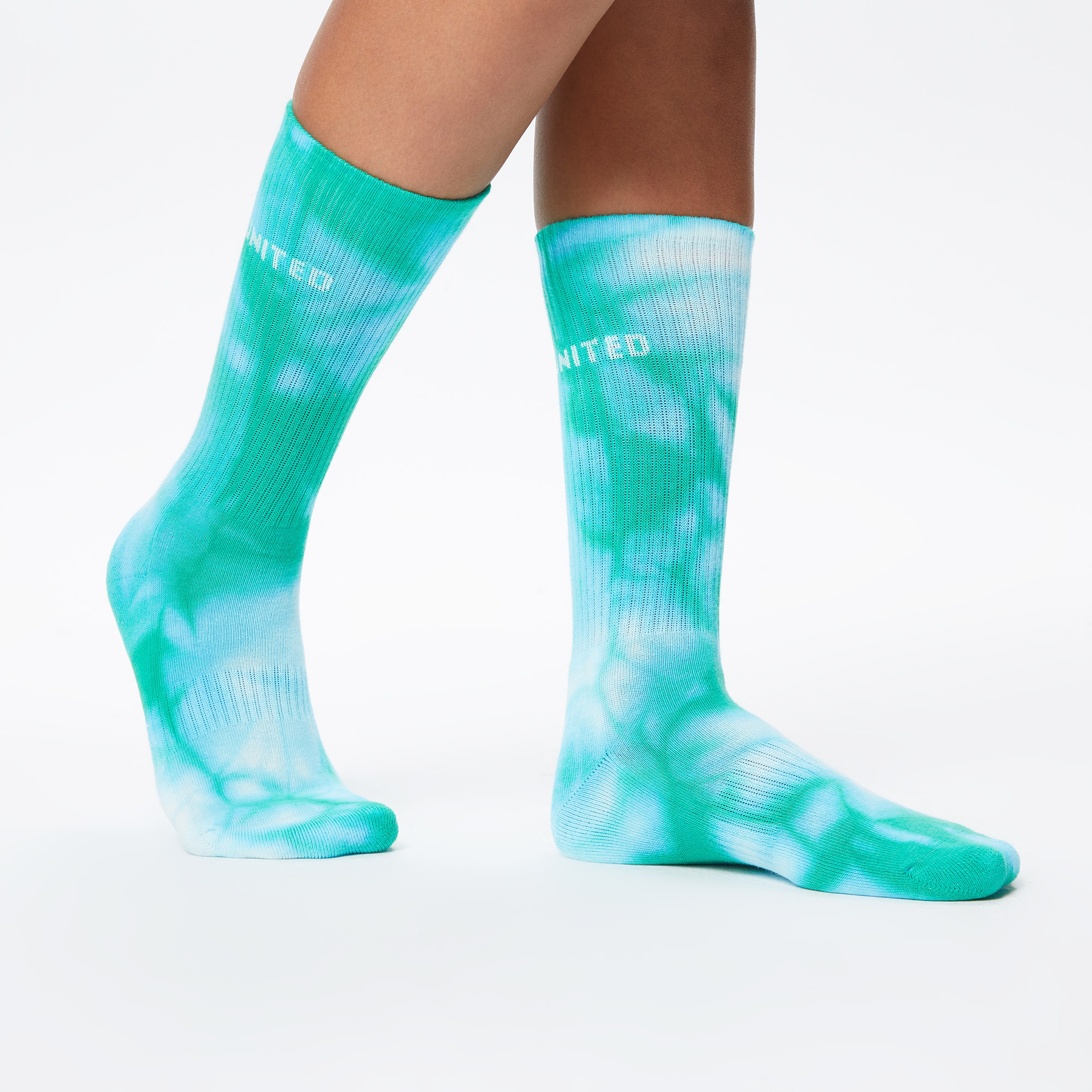 UNITED4 Classic Unisex Mor/Mavi 2'li Çorap