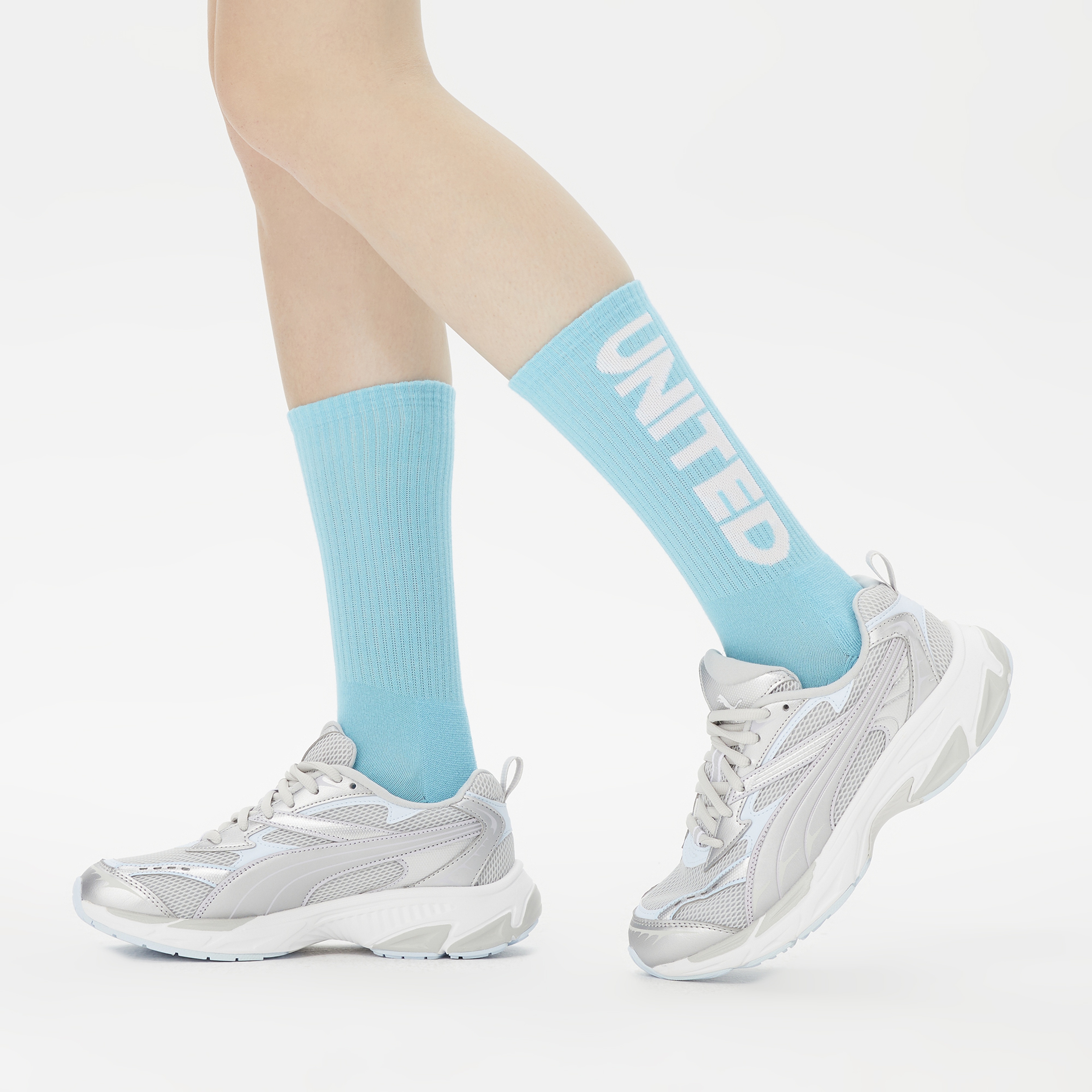 UNITED4 Unisex Mavi Çorap
