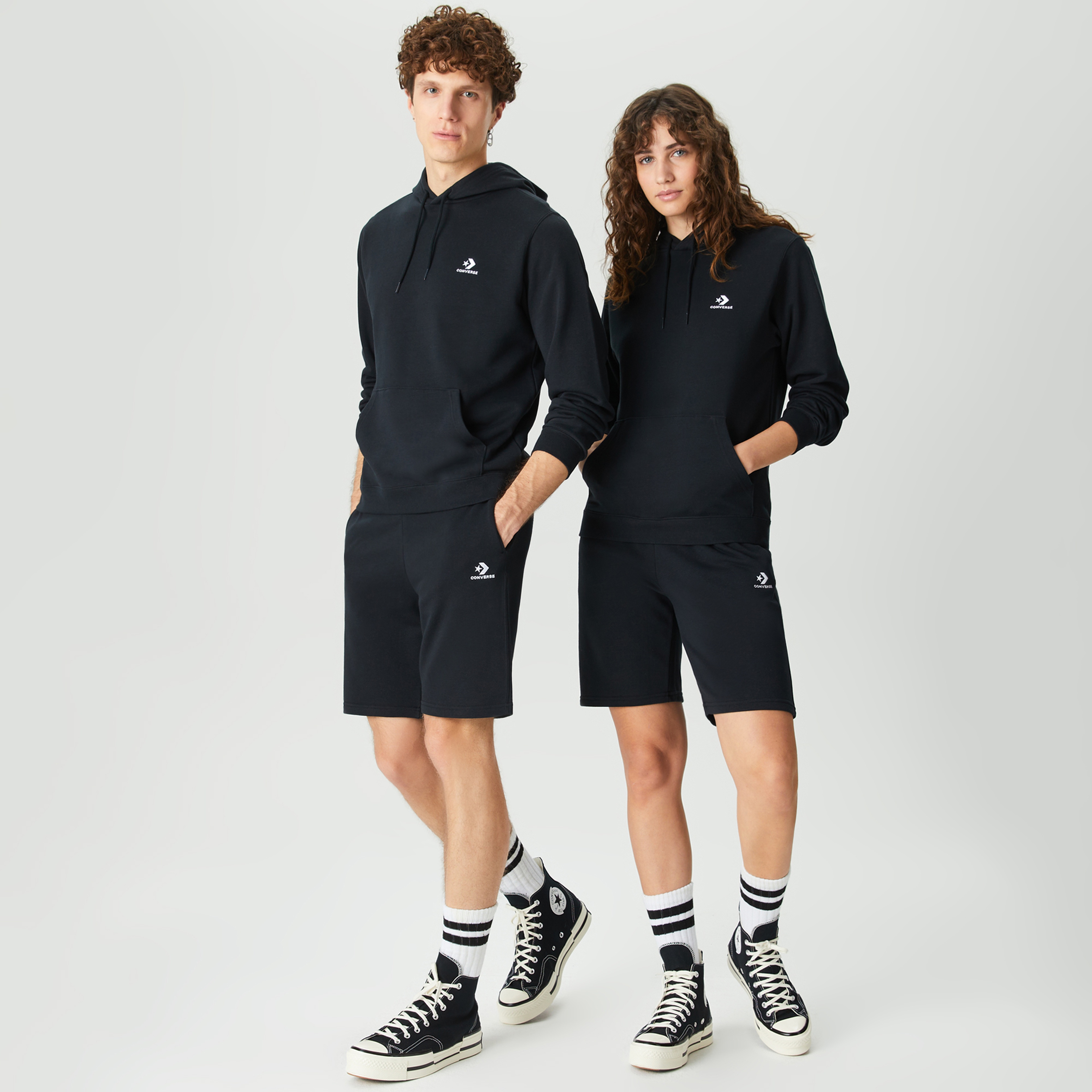 Converse Go-To Unisex Siyah Şort