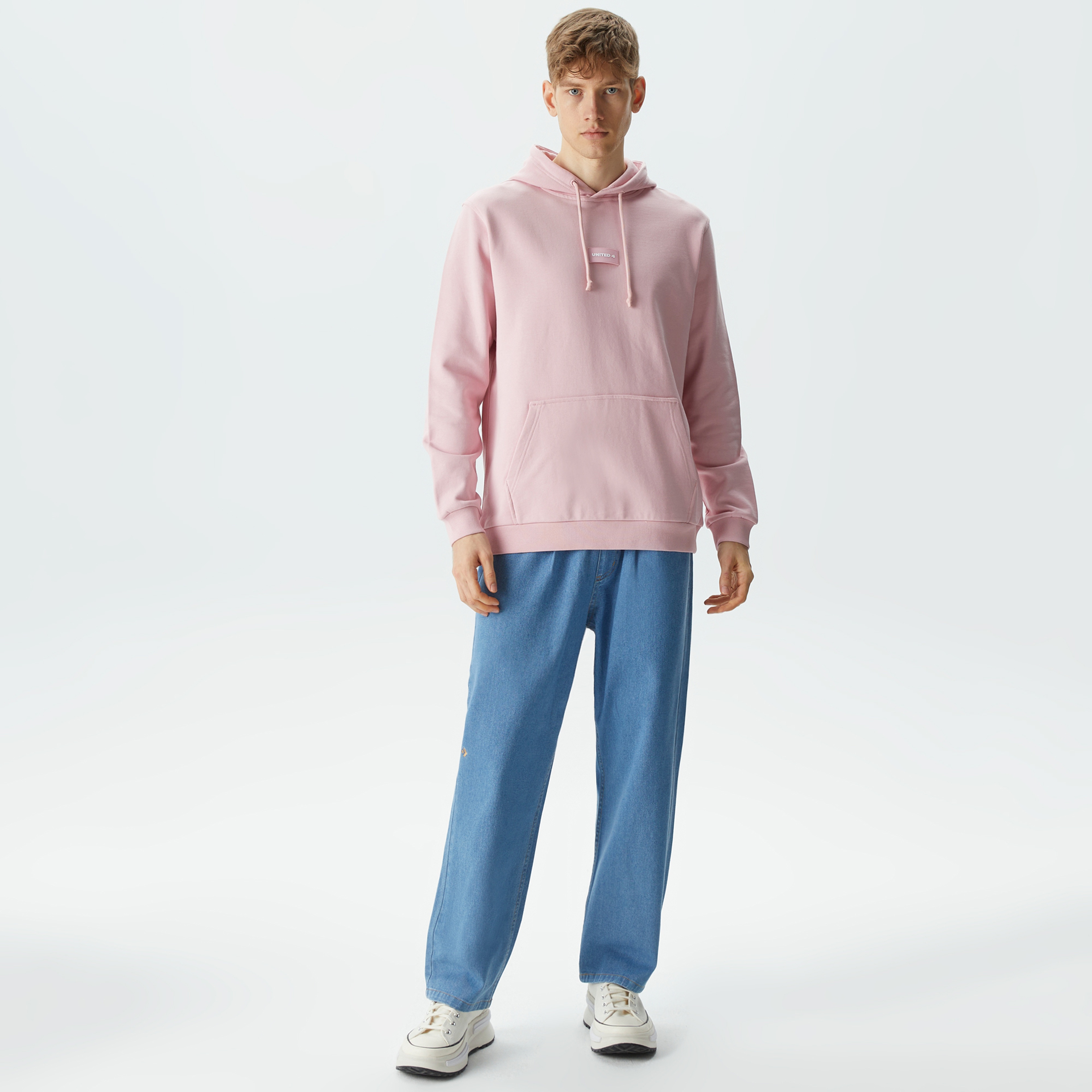 UNITED4 Erkek Pembe Sweatshirt